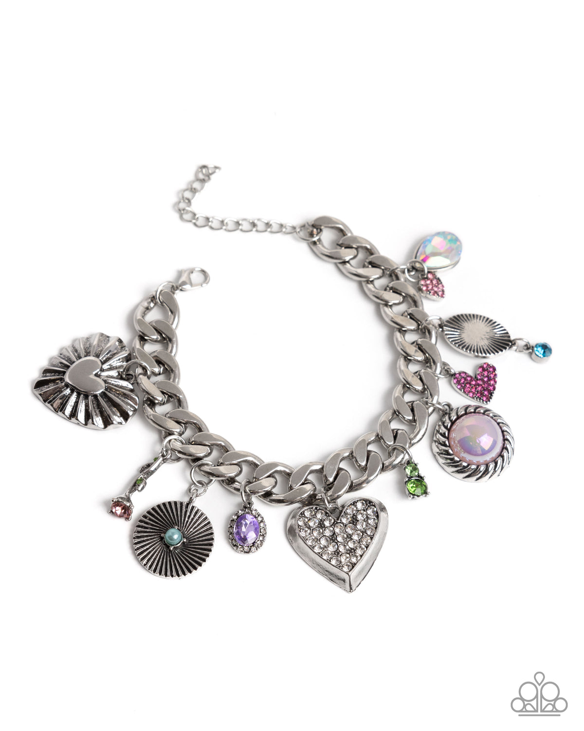 Massively Malibu Multi Charm Bracelet - Paparazzi Accessories- lightbox - CarasShop.com - Paparazzi Jewelry by Cara Jewels
