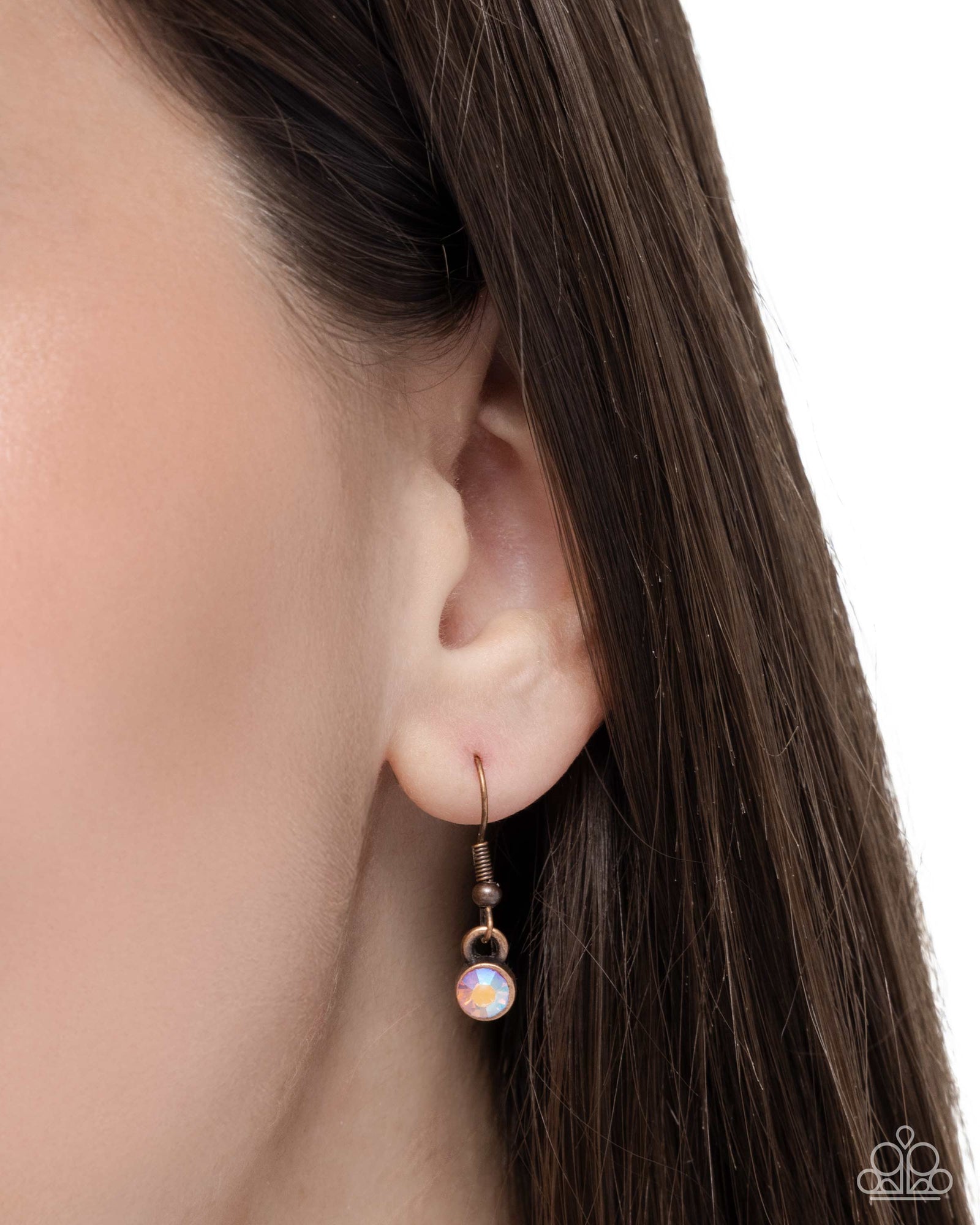 Matchmaker Mural Copper Heart Necklace - Paparazzi Accessories- lightbox - CarasShop.com - Paparazzi Jewelry by Cara Jewels