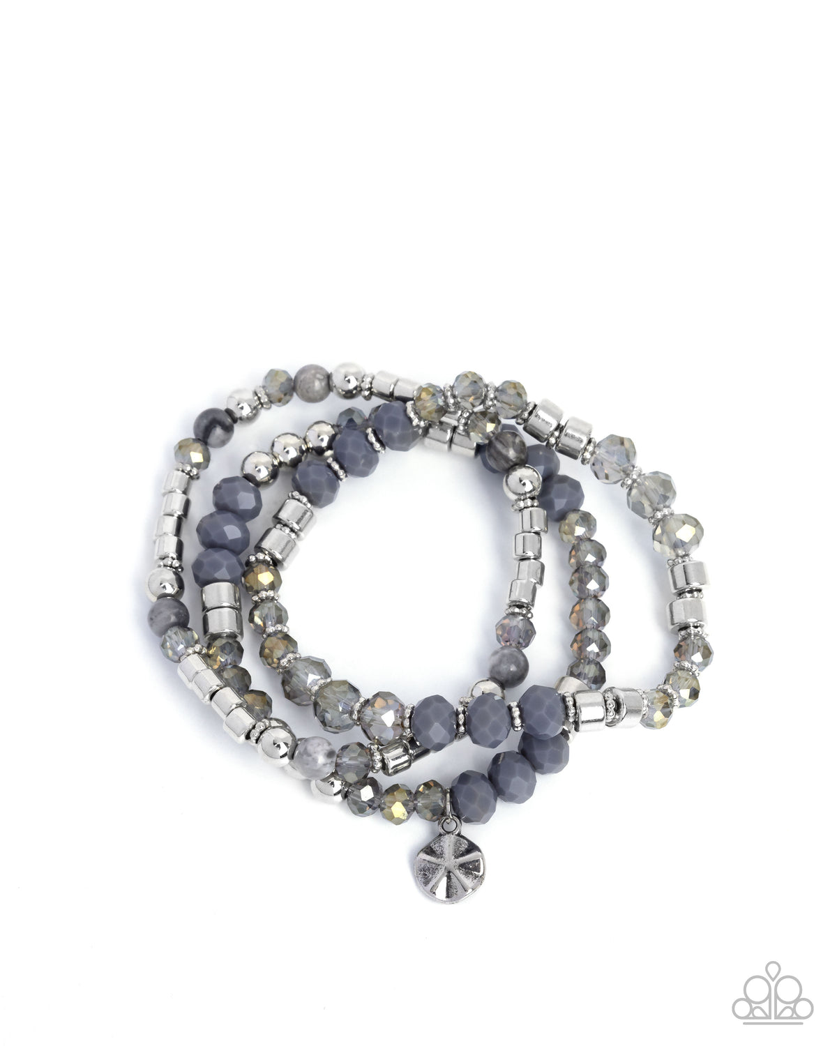 Mental Mentality Silver Bracelet - Paparazzi Accessories- lightbox - CarasShop.com - Paparazzi Jewelry by Cara Jewels