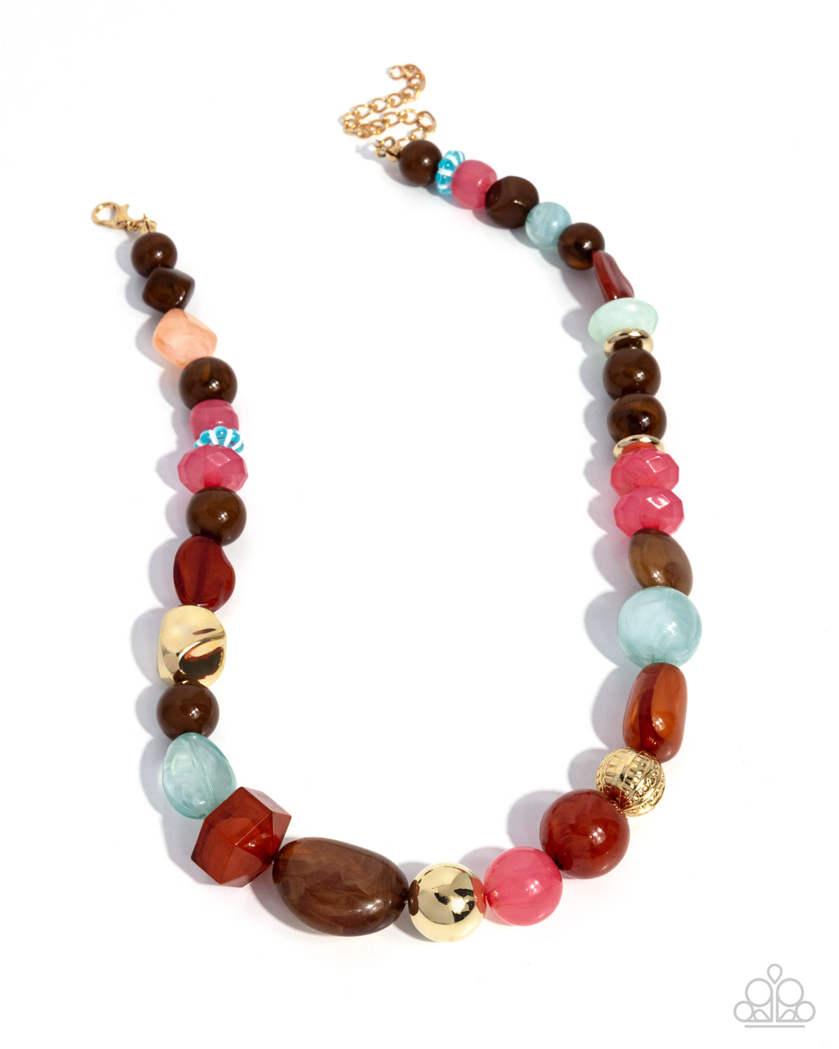Modular Malibu Multi Necklace - Paparazzi Accessories- lightbox - CarasShop.com - Paparazzi Jewelry by Cara Jewels