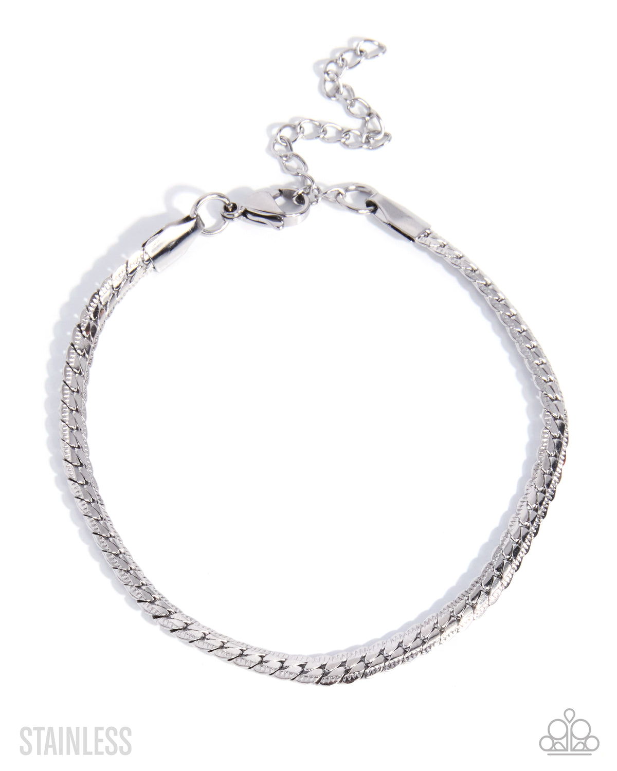 Musings Memory Silver Stainless Steel Bracelet - Paparazzi Accessories- lightbox - CarasShop.com - Paparazzi Jewelry by Cara Jewels
