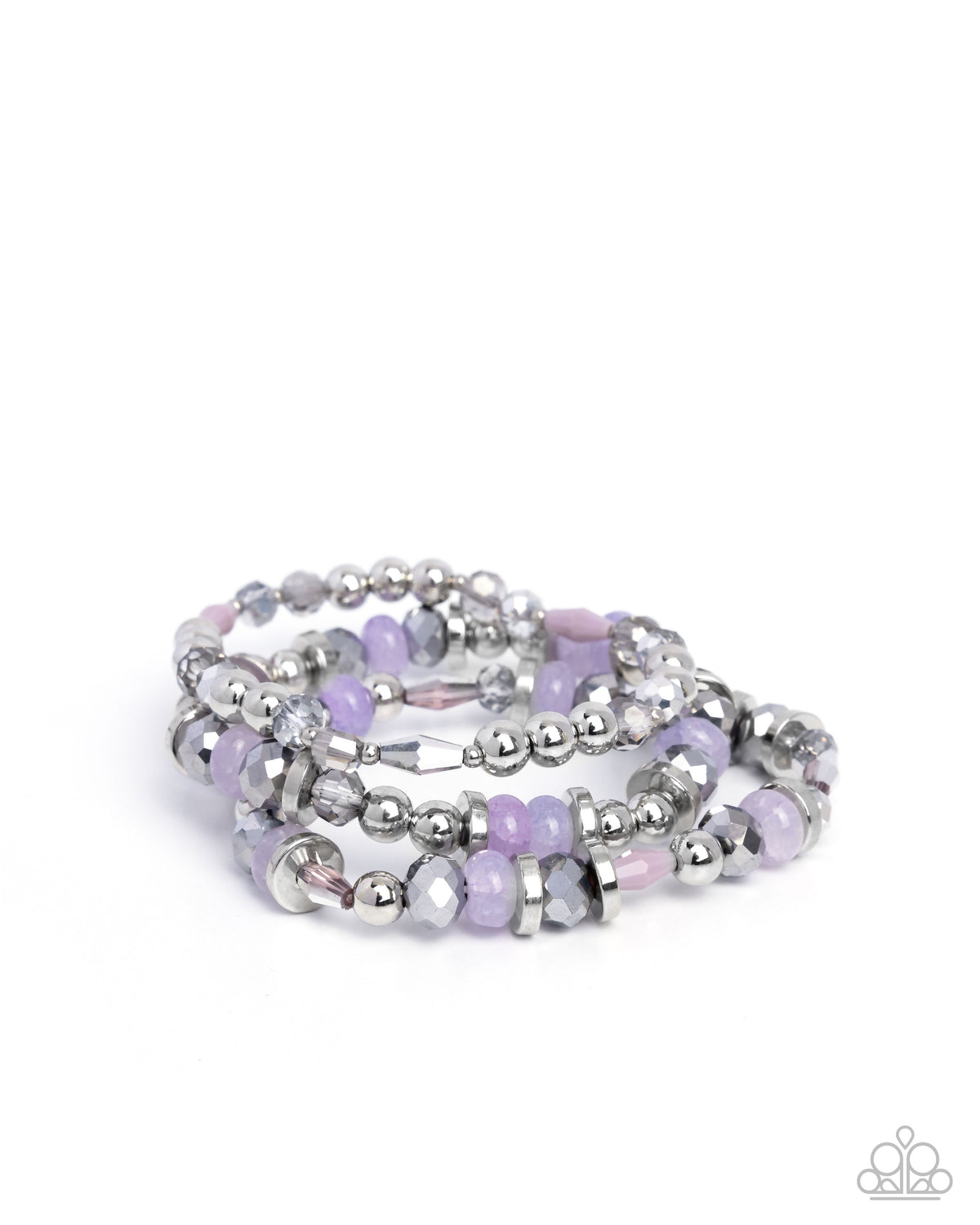 Naturally Noteworthy Purple Bracelet - Paparazzi Accessories- lightbox - CarasShop.com - Paparazzi Jewelry by Cara Jewels