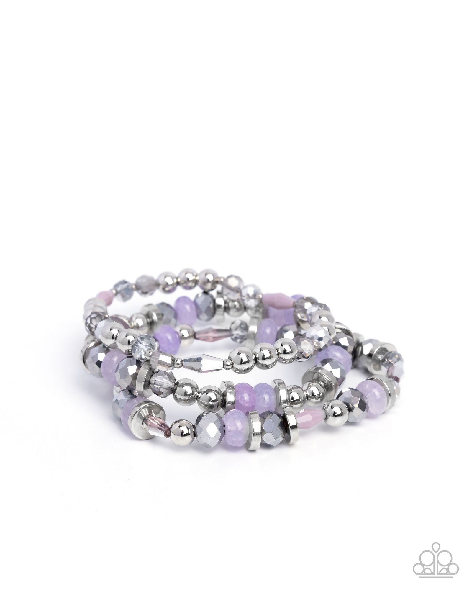 Naturally Noteworthy Purple Bracelet - Paparazzi Accessories- lightbox - CarasShop.com - Paparazzi Jewelry by Cara Jewels