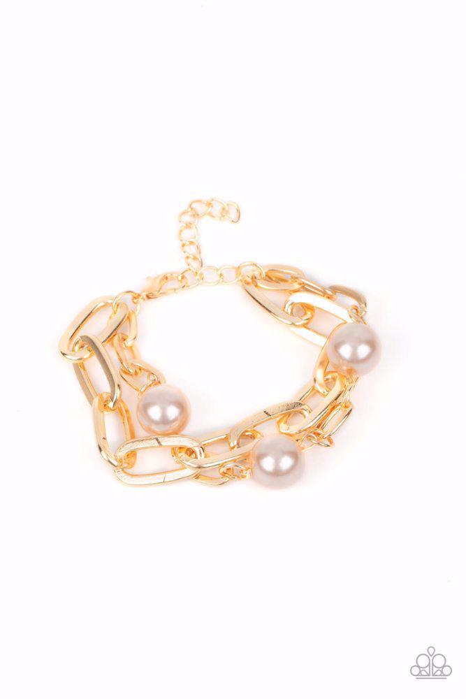 Nautical Mileage Brown Bracelet - Paparazzi Accessories- lightbox - CarasShop.com - Paparazzi Jewelry by Cara Jewels