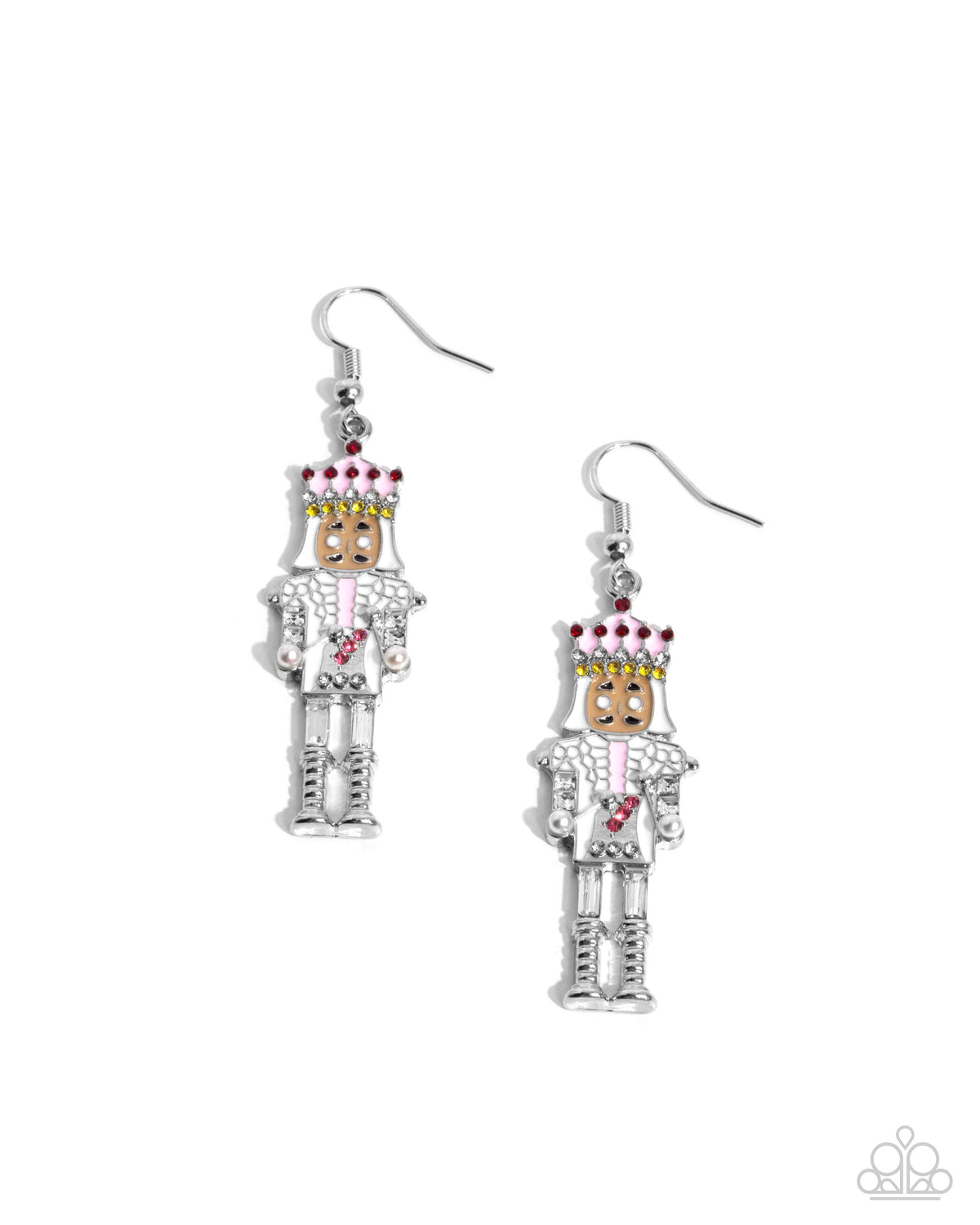 Nutcracker Nostalgia Multi Earrings - Paparazzi Accessories- lightbox - CarasShop.com - Paparazzi Jewelry by Cara Jewels