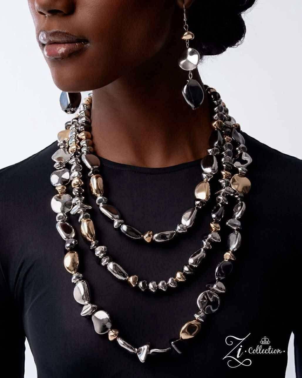 Open-Minded 2025 Zi Collection Necklace - Paparazzi Accessories- lightbox - CarasShop.com - Paparazzi Jewelry by Cara Jewels