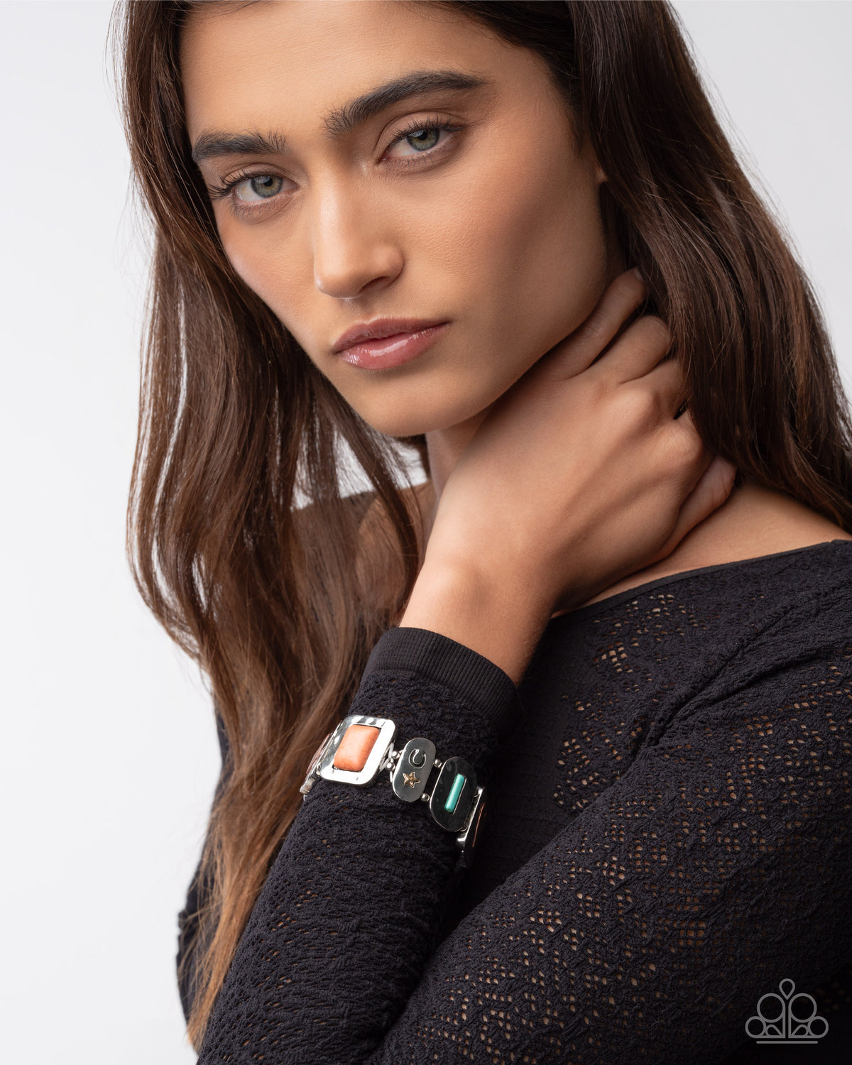 paparazzi Rustic Refresh Multi Bracelet-on model - CarasShop.com - Paparazzi Jewelry by Cara Jewels