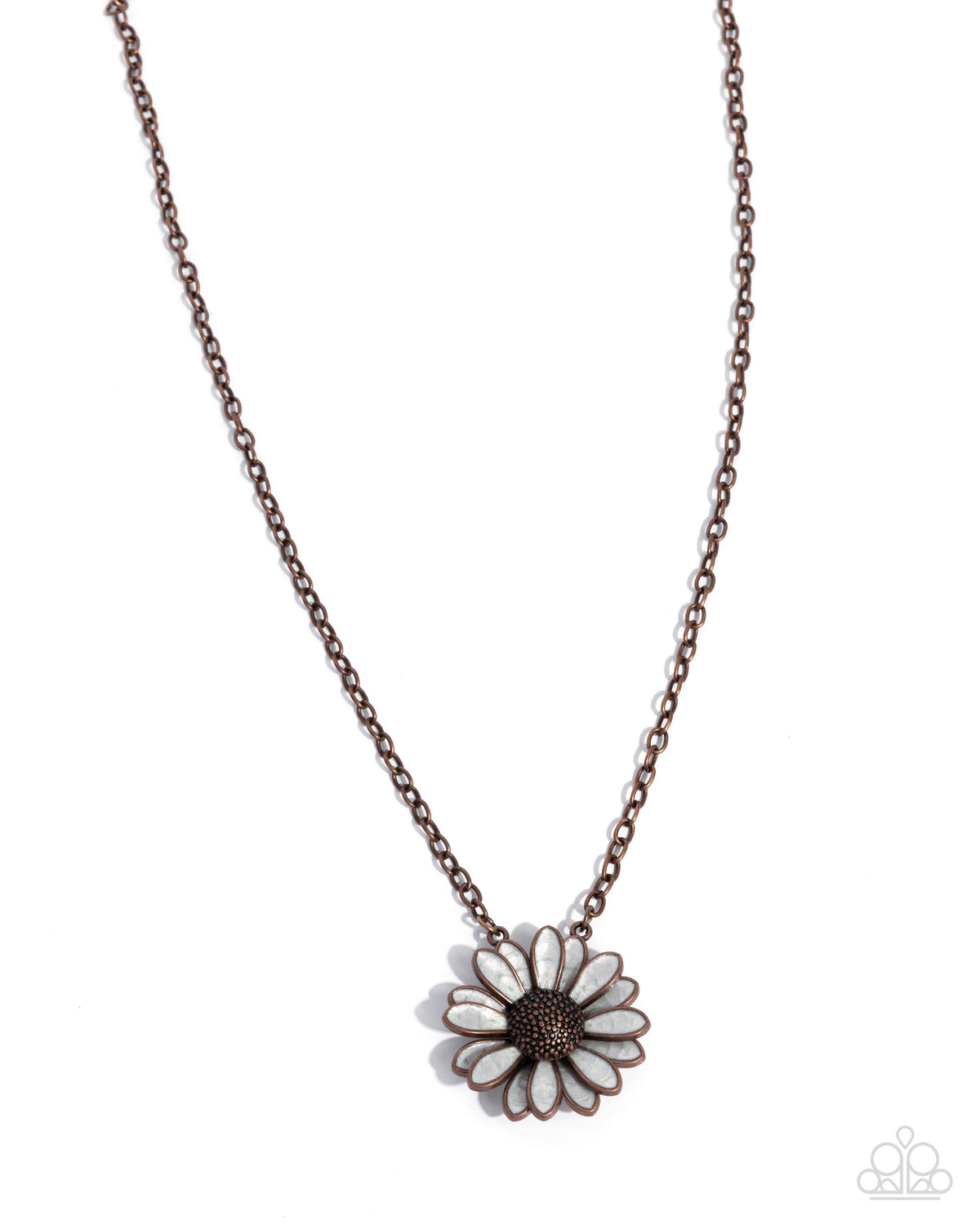 Parisian Posy Copper Necklace - Paparazzi Accessories- lightbox - CarasShop.com - Paparazzi Jewelry by Cara Jewels