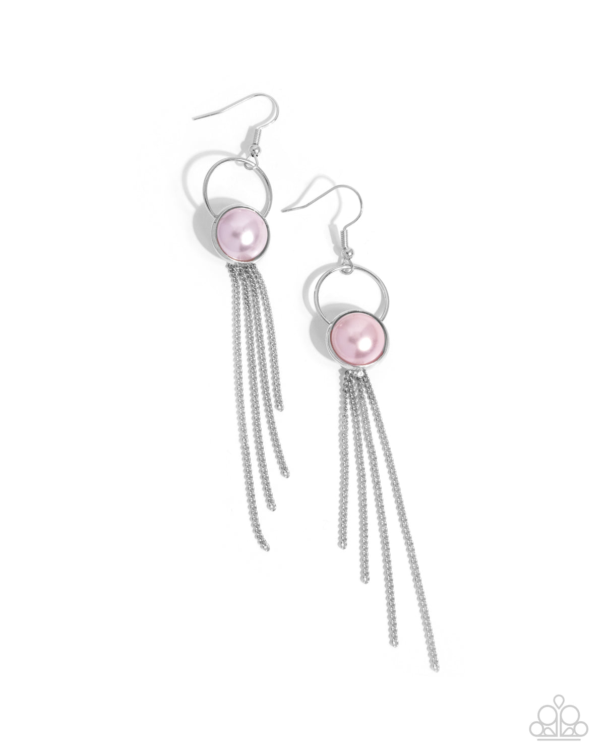 Pearl Promotion Pink Earrings - Paparazzi Accessories- lightbox - CarasShop.com - Paparazzi Jewelry by Cara Jewels