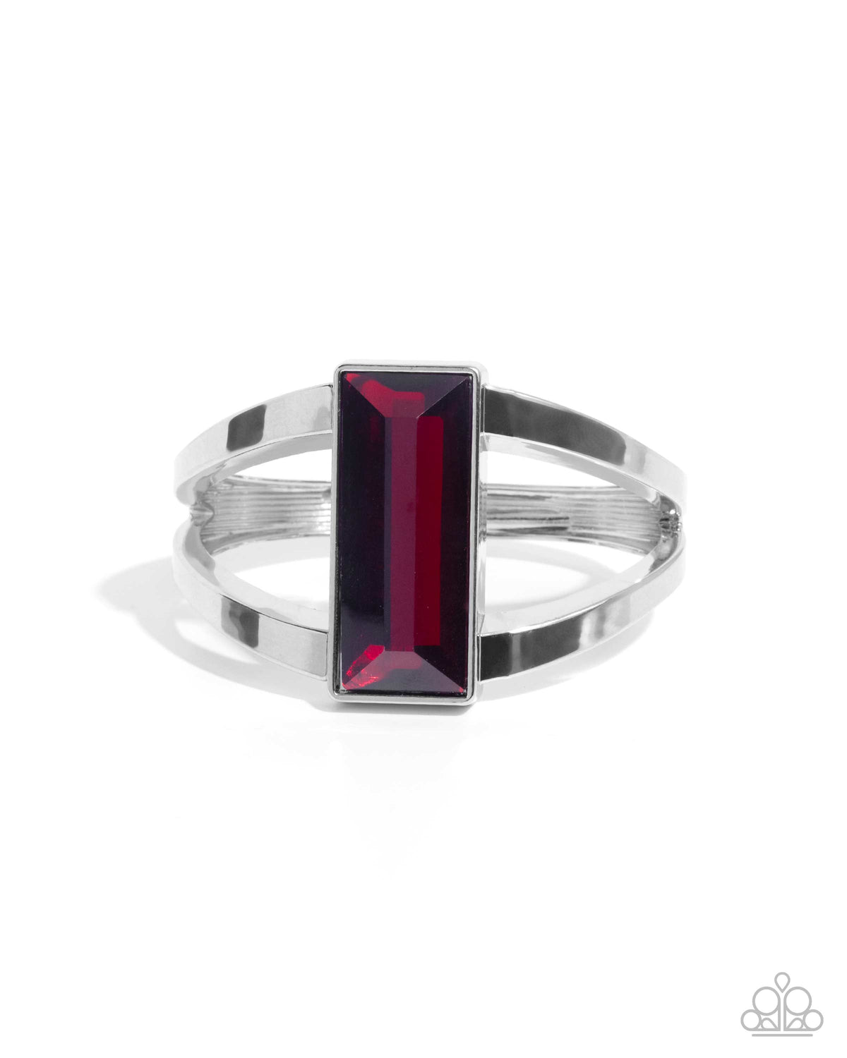 Pick-Me-Up Pizzazz Red Gem Bracelet - Paparazzi Accessories- lightbox - CarasShop.com - Paparazzi Jewelry by Cara Jewels