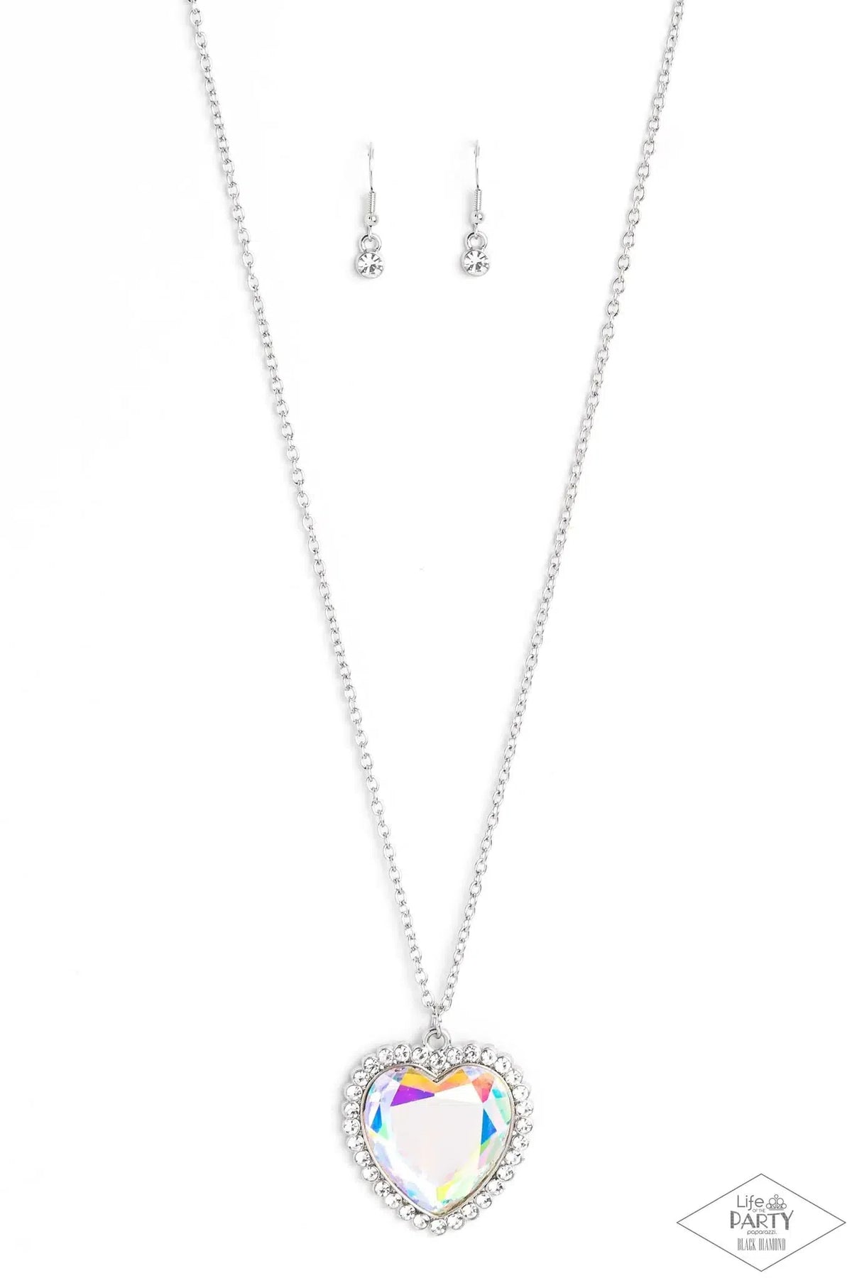 Prismatically Twitterpated Multi Necklace - Paparazzi Accessories- lightbox - CarasShop.com - Paparazzi Jewelry by Cara Jewels