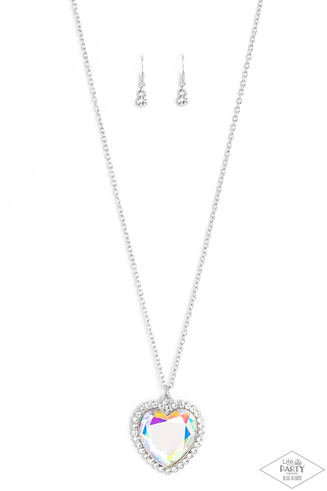 Prismatically Twitterpated Multi Necklace - Paparazzi Accessories- lightbox - CarasShop.com - Paparazzi Jewelry by Cara Jewels