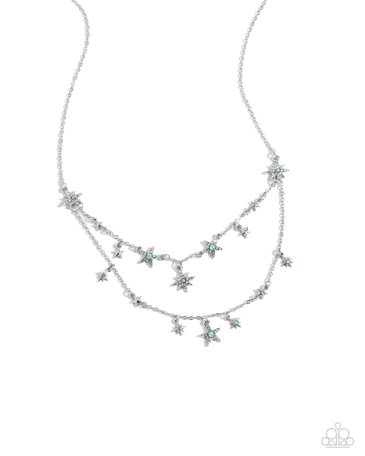 Raising the STAR Green Necklace - Paparazzi Accessories- lightbox - CarasShop.com - Paparazzi Jewelry by Cara Jewels