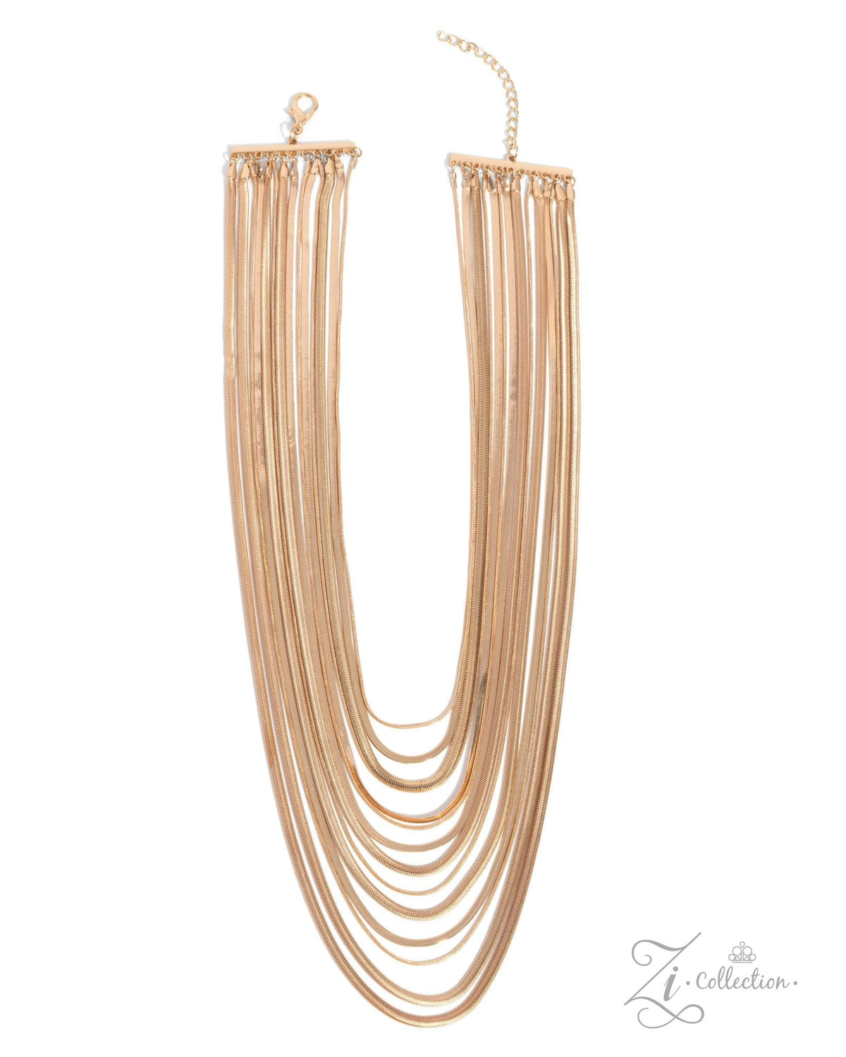 Relentless 2024 Zi Collection Necklace - Paparazzi Accessories- lightbox - CarasShop.com - Paparazzi Jewelry by Cara Jewels