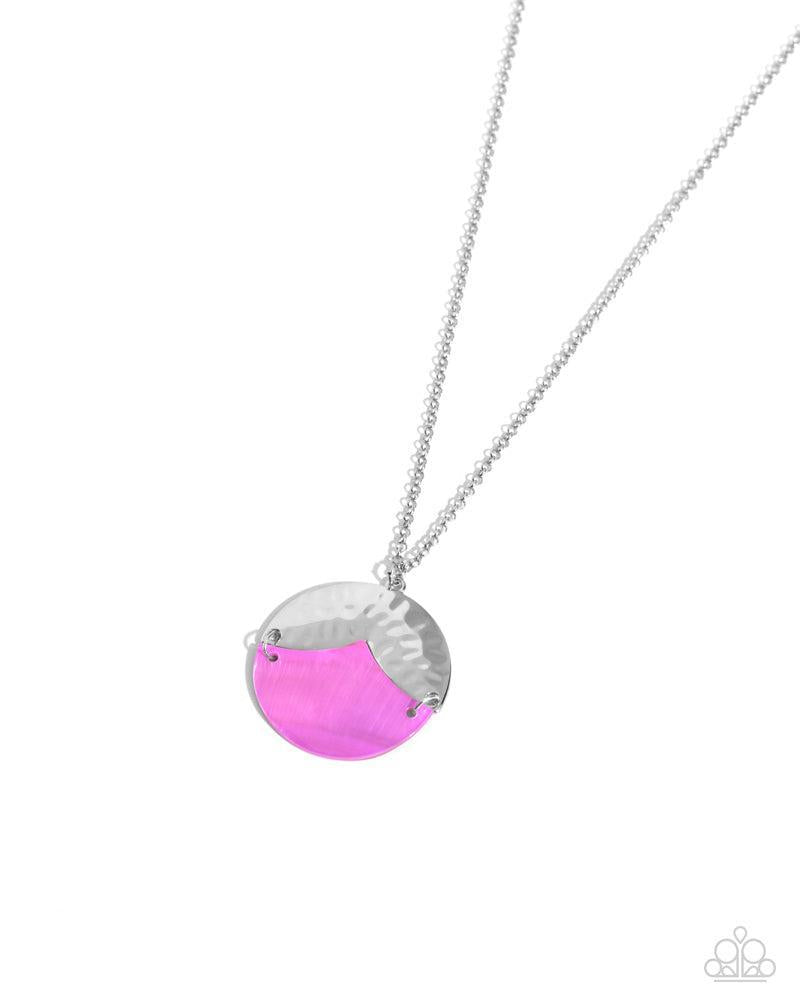 Seaside Sabbatical Purple Necklace - Paparazzi Accessories- lightbox - CarasShop.com - Paparazzi Jewelry by Cara Jewels