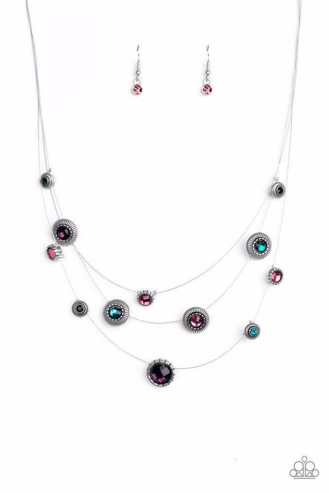 Sheer Thing Multi Necklace - Paparazzi Accessories- lightbox - CarasShop.com - Paparazzi Jewelry by Cara Jewels