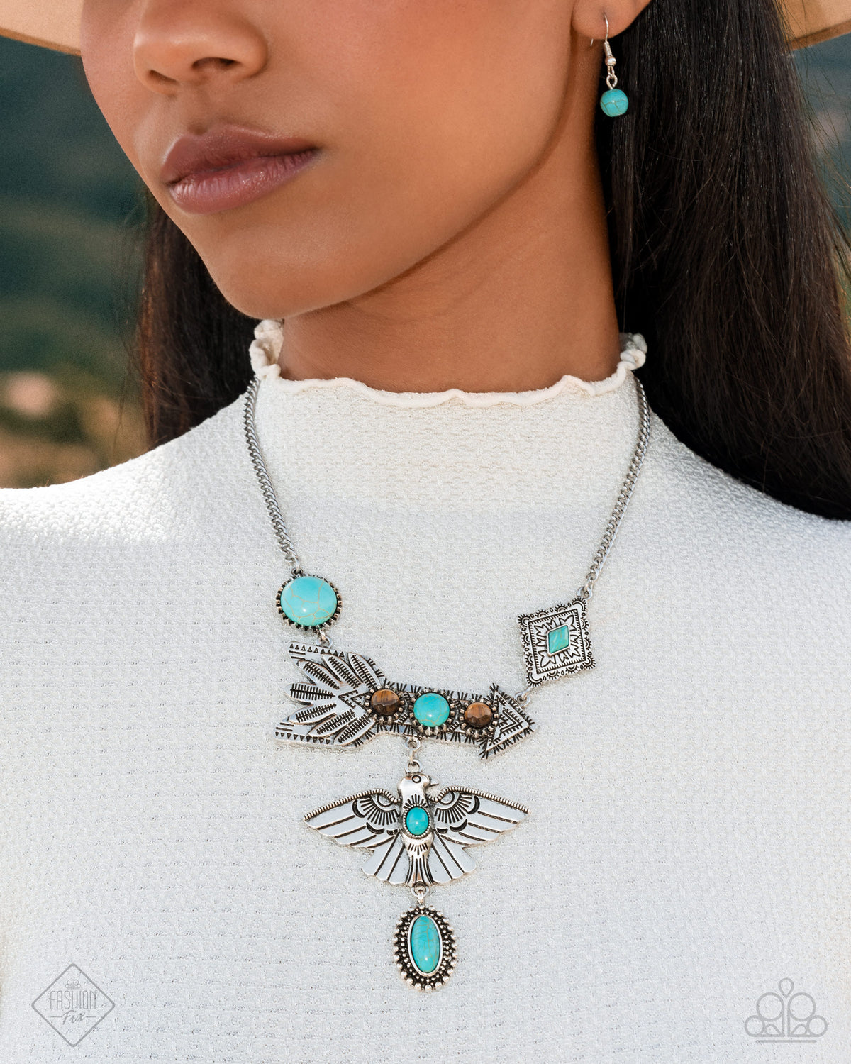 Simply Santa Fe Set - April 2025 - Paparazzi Accessories- Necklace - CarasShop.com - Paparazzi Jewelry by Cara Jewels