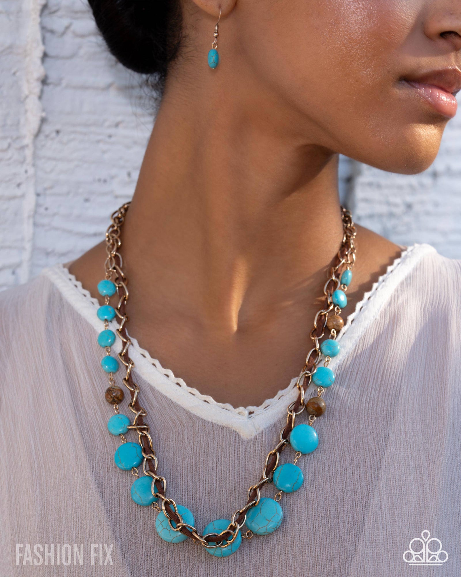 Simply Santa Fe Set - April 2026 - Paparazzi Accessories- Complete Look - CarasShop.com - Paparazzi Jewelry by Cara Jewels