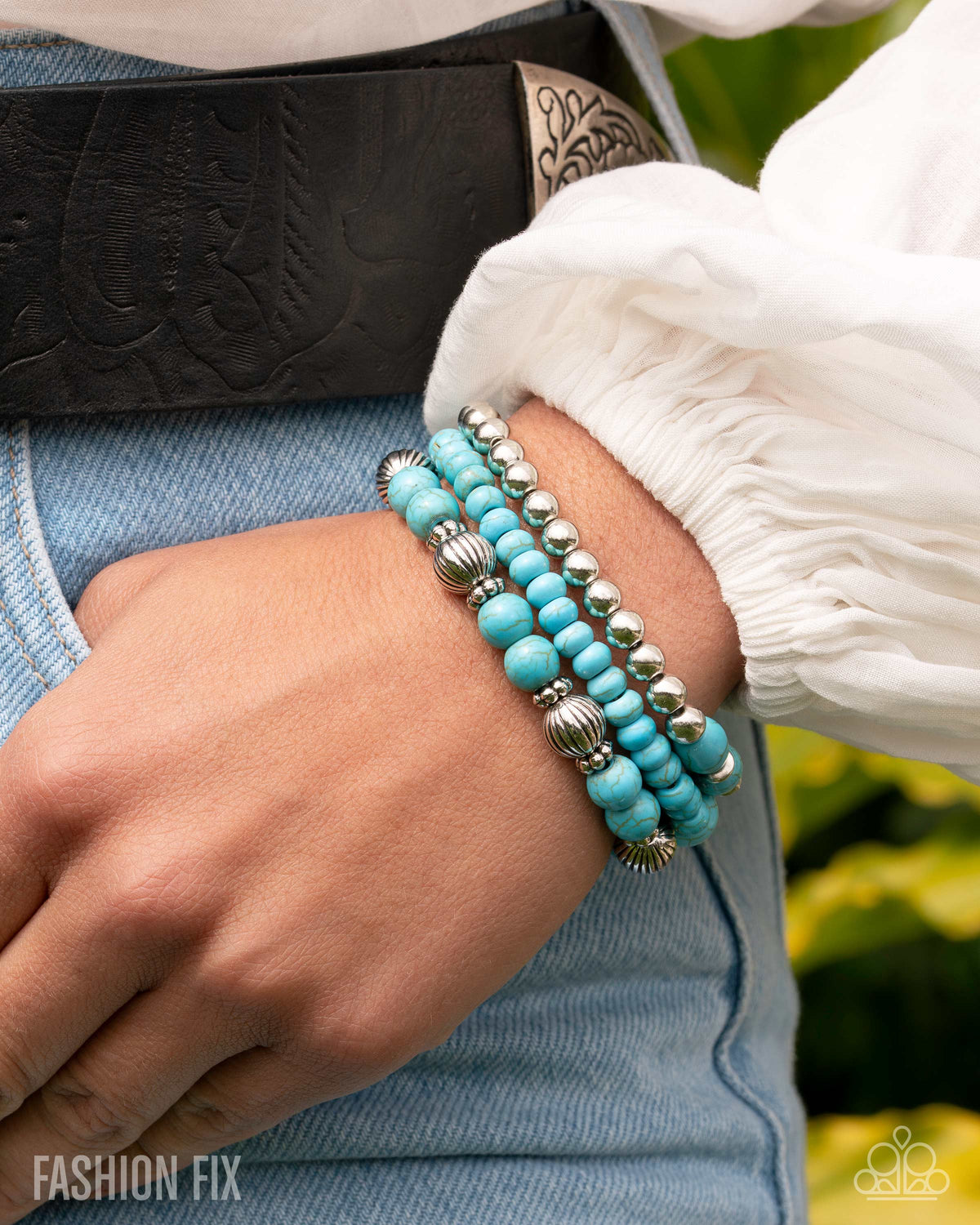 Simply Santa Fe Set - August 2025 - Paparazzi Accessories- Bracelet - CarasShop.com - Paparazzi Jewelry by Cara Jewels