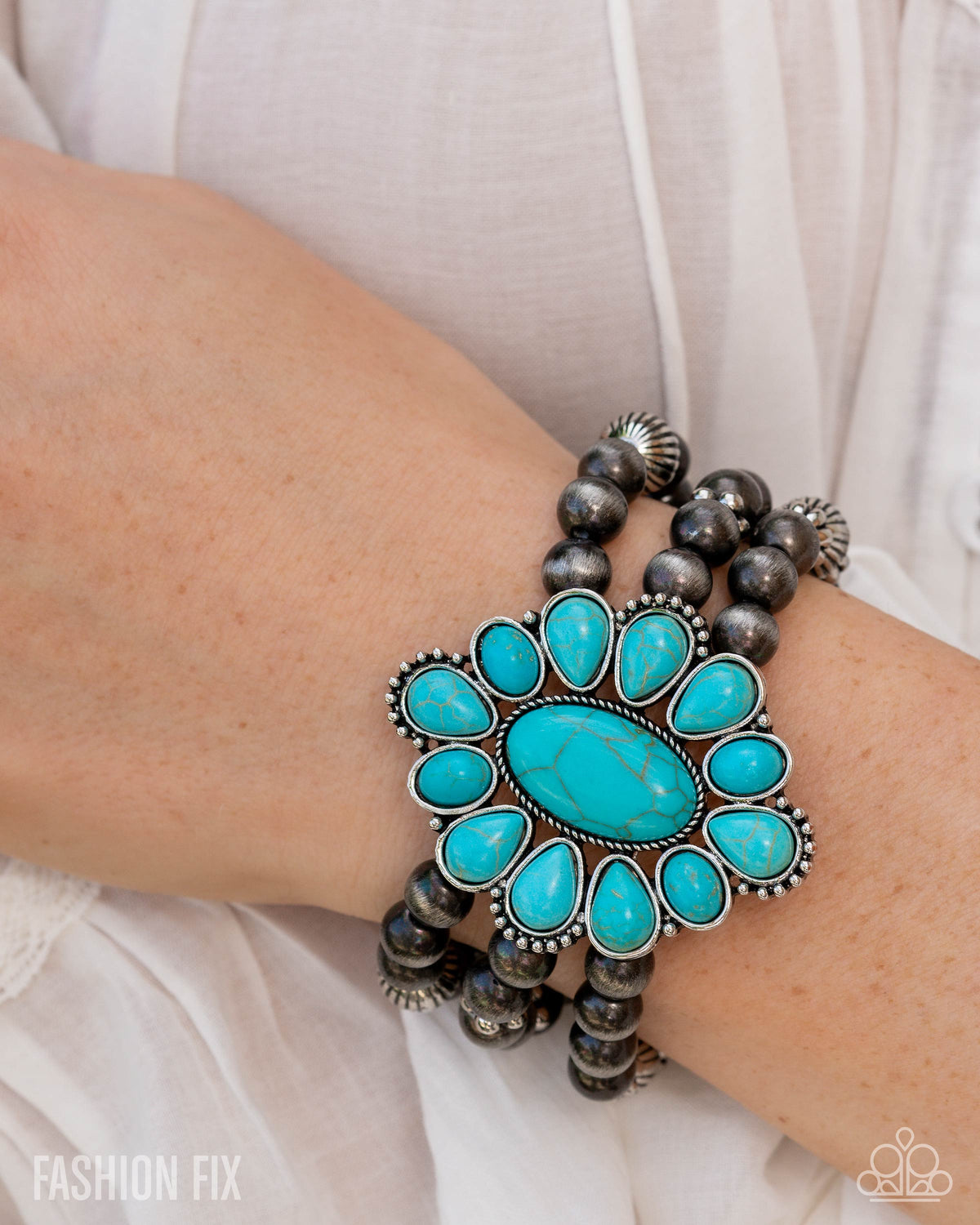 Simply Santa Fe Set - June 2025 - Paparazzi Accessories- Bracelet - CarasShop.com - Paparazzi Jewelry by Cara Jewels