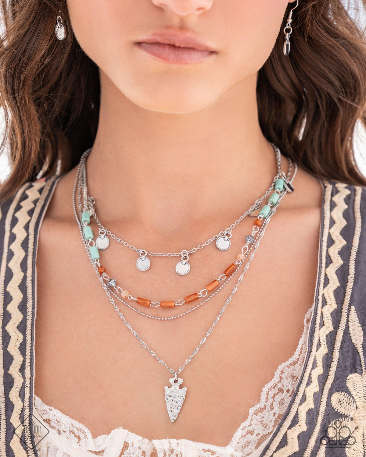 Simply Santa Fe Set - October 2024 - Paparazzi Accessories- Necklace - CarasShop.com - Paparazzi Jewelry by Cara Jewels