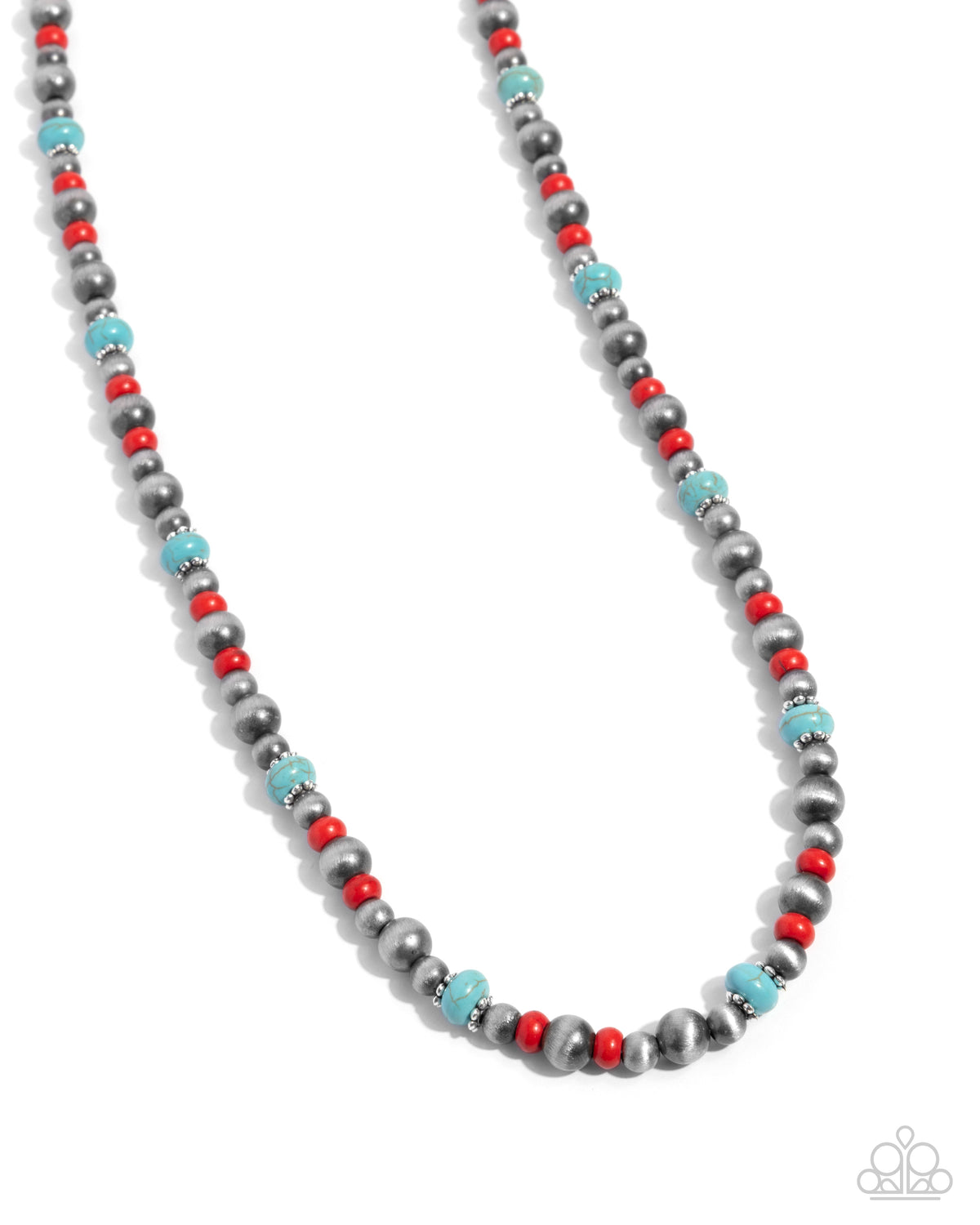 Southwestern Story & Southwestern Surprise Multi Necklace & Bracelet Set - Paparazzi Accessories- on model - CarasShop.com - Paparazzi Jewelry by Cara Jewels