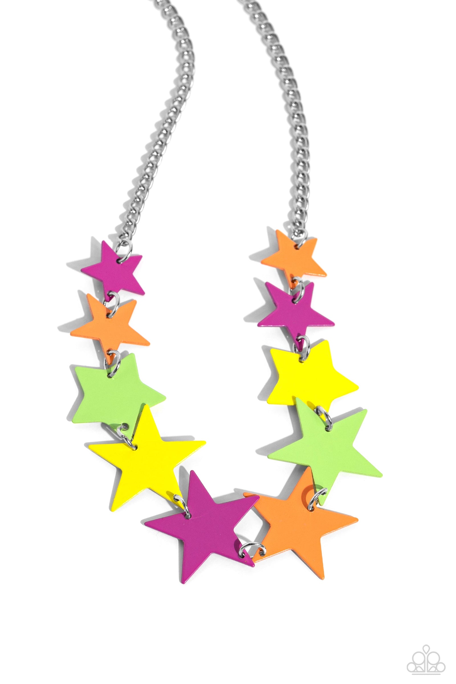 Starstruck Season Multi Necklace - Paparazzi Accessories- lightbox - CarasShop.com - Paparazzi Jewelry by Cara Jewels