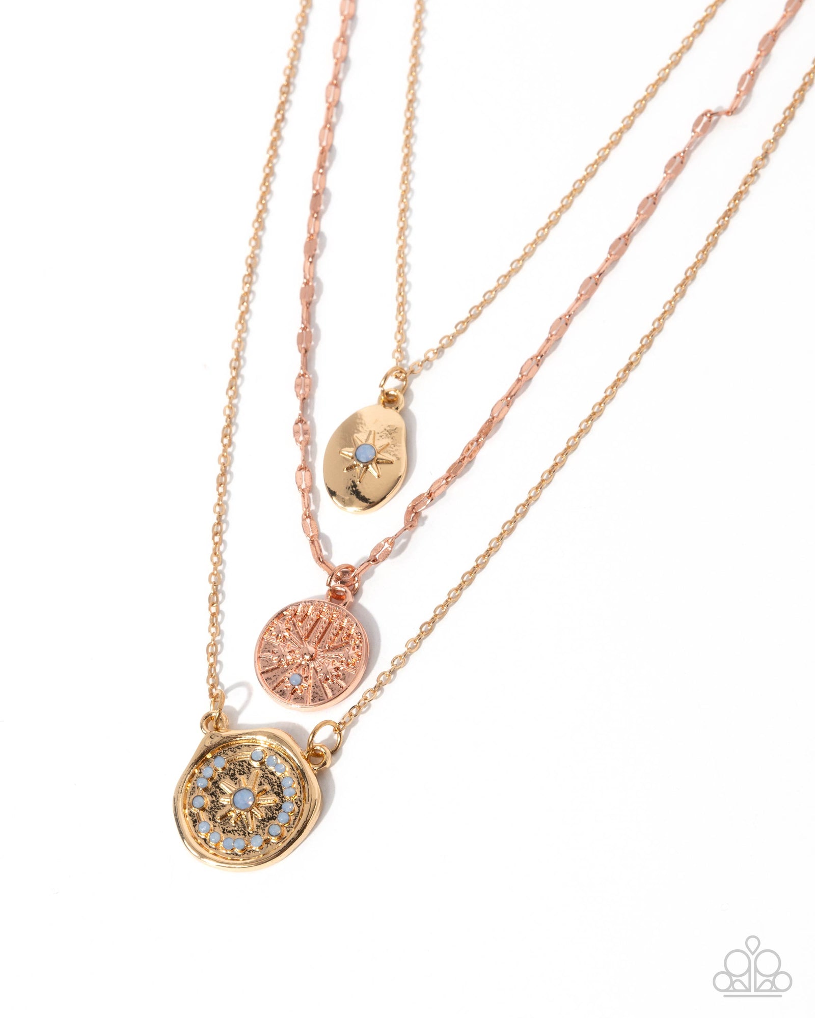 Stellar Spectacle Multi Necklace - Paparazzi Accessories- lightbox - CarasShop.com - Paparazzi Jewelry by Cara Jewels