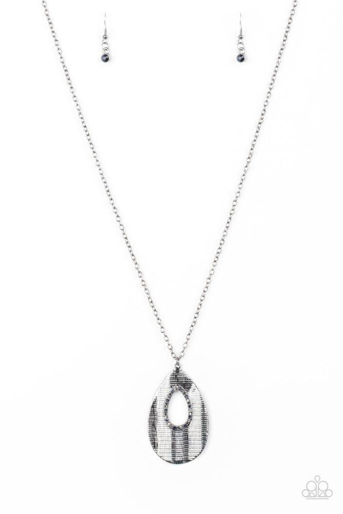 Stop, TEARDROP, and Roll Multi Necklace - Paparazzi Accessories- lightbox - CarasShop.com - Paparazzi Jewelry by Cara Jewels