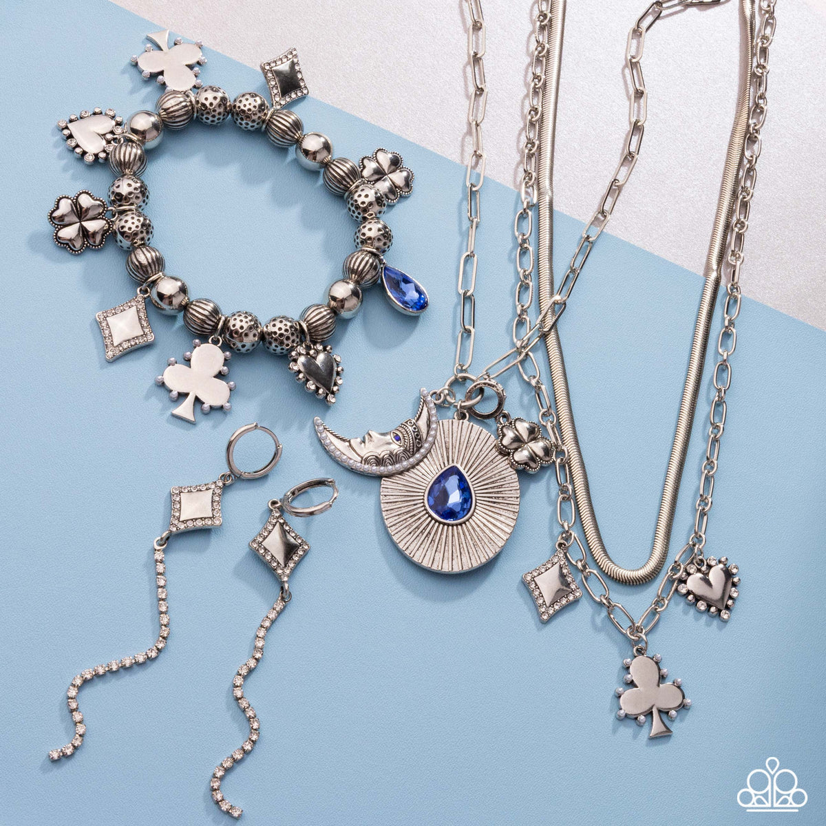 Sunset Sightings Set - April 2025 - Paparazzi Accessories- Set Collage - CarasShop.com - Paparazzi Jewelry by Cara Jewels