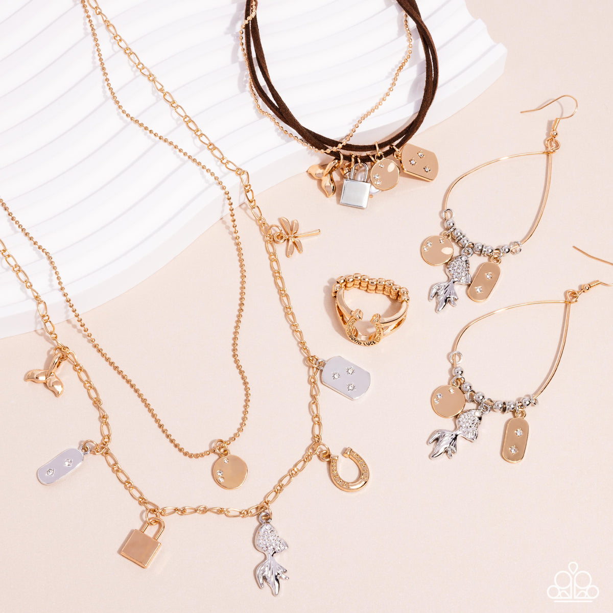 Sunset Sightings Set - July 2024 - Paparazzi Accessories- Set Collage - CarasShop.com - Paparazzi Jewelry by Cara Jewels