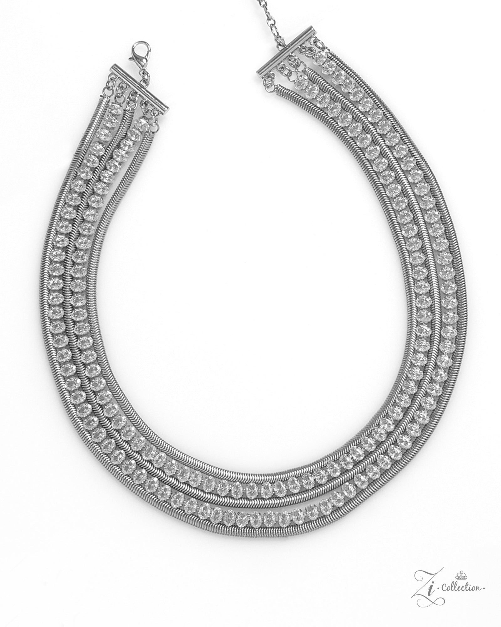 Tenacious 2023 Zi Collection Necklace - Paparazzi Accessories- lightbox - CarasShop.com - Paparazzi Jewelry by Cara Jewels