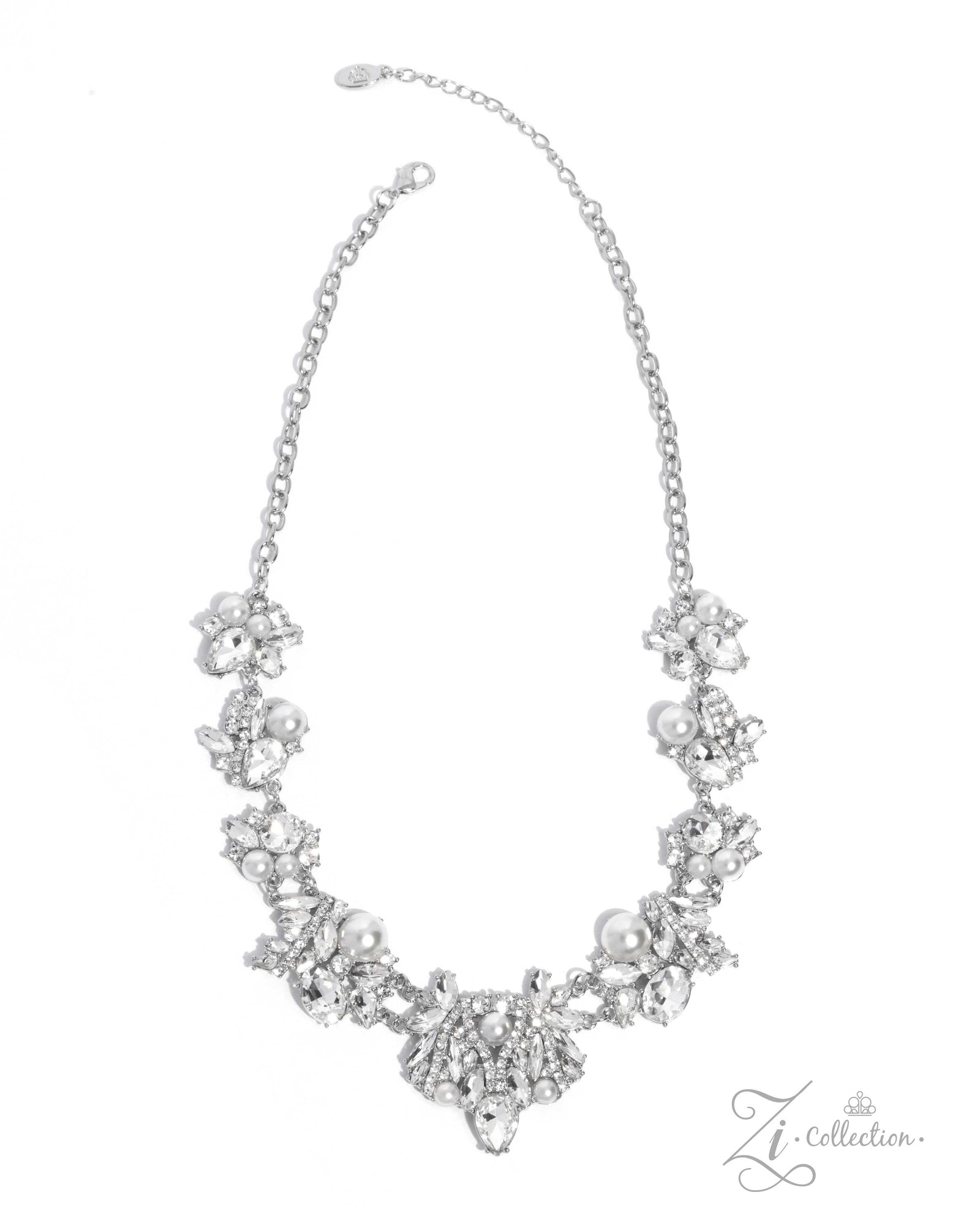 The Aleshia 2024 Zi Signature Collection Necklace - Paparazzi Accessories- lightbox - CarasShop.com - Paparazzi Jewelry by Cara Jewels