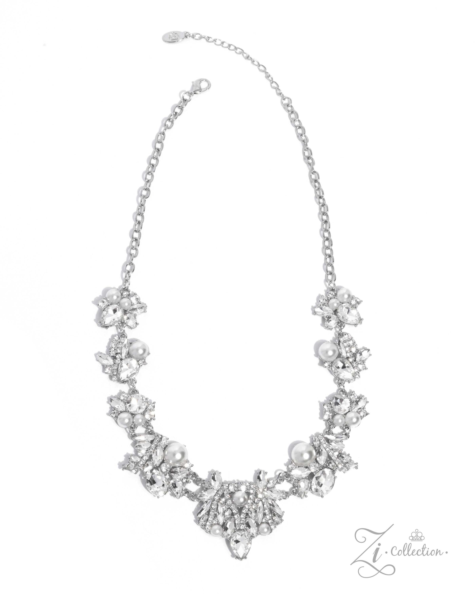 The Aleshia 2024 Zi Signature Collection Necklace - Paparazzi Accessories- lightbox - CarasShop.com - Paparazzi Jewelry by Cara Jewels