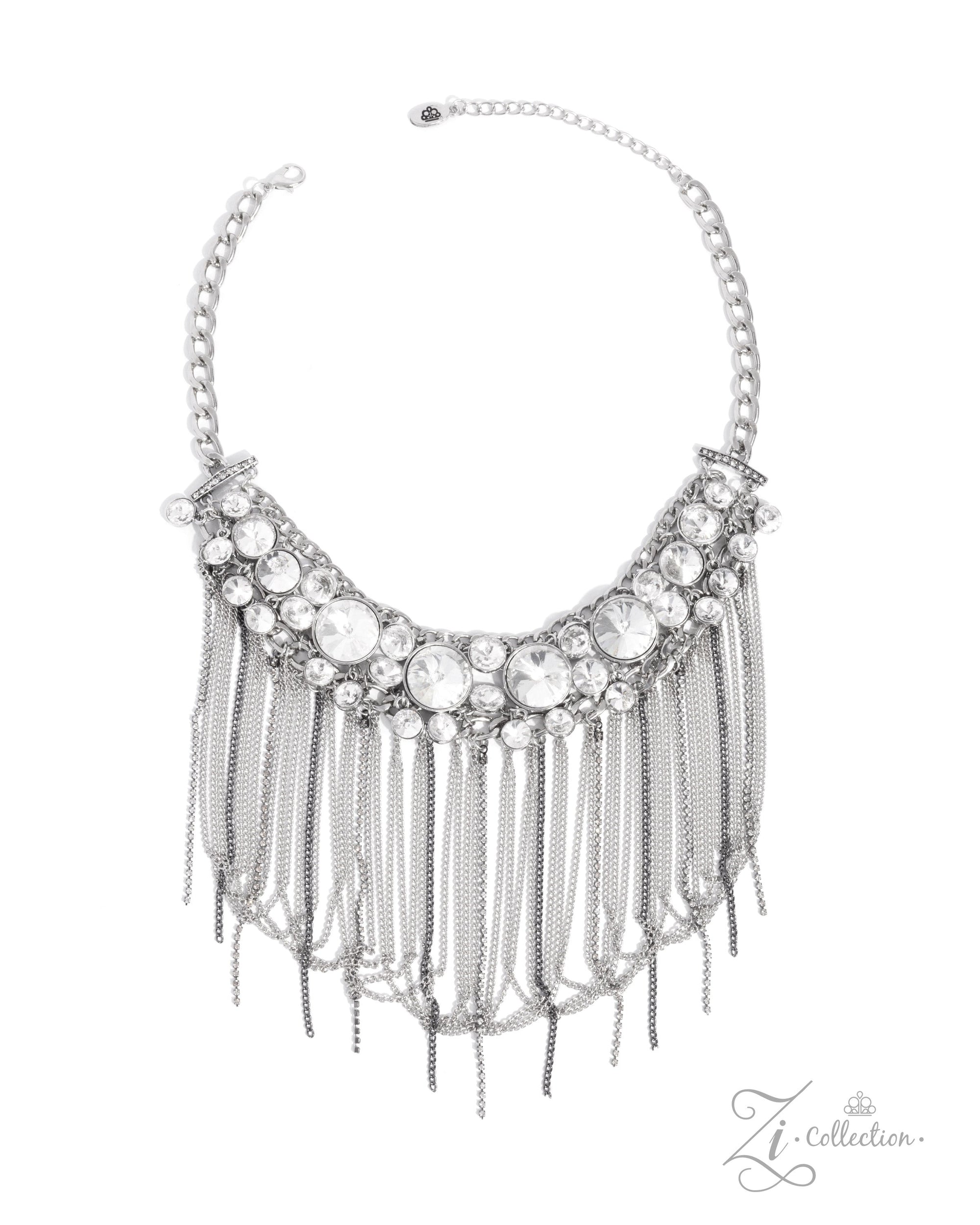 The Jennifer 2024 Zi Signature Collection Necklace - Paparazzi Accessories- lightbox - CarasShop.com - Paparazzi Jewelry by Cara Jewels
