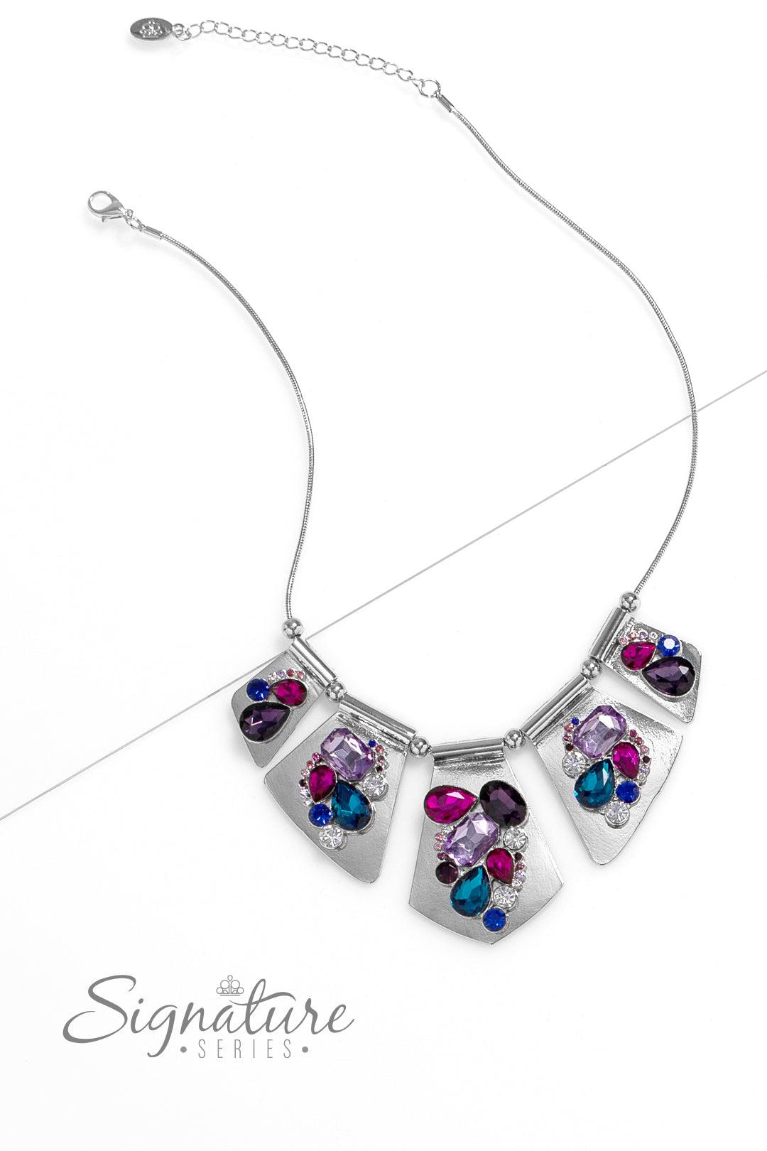 The Laura 2023 Zi Signature Collection Necklace - Paparazzi Accessories- lightbox - CarasShop.com - Paparazzi Jewelry by Cara Jewels