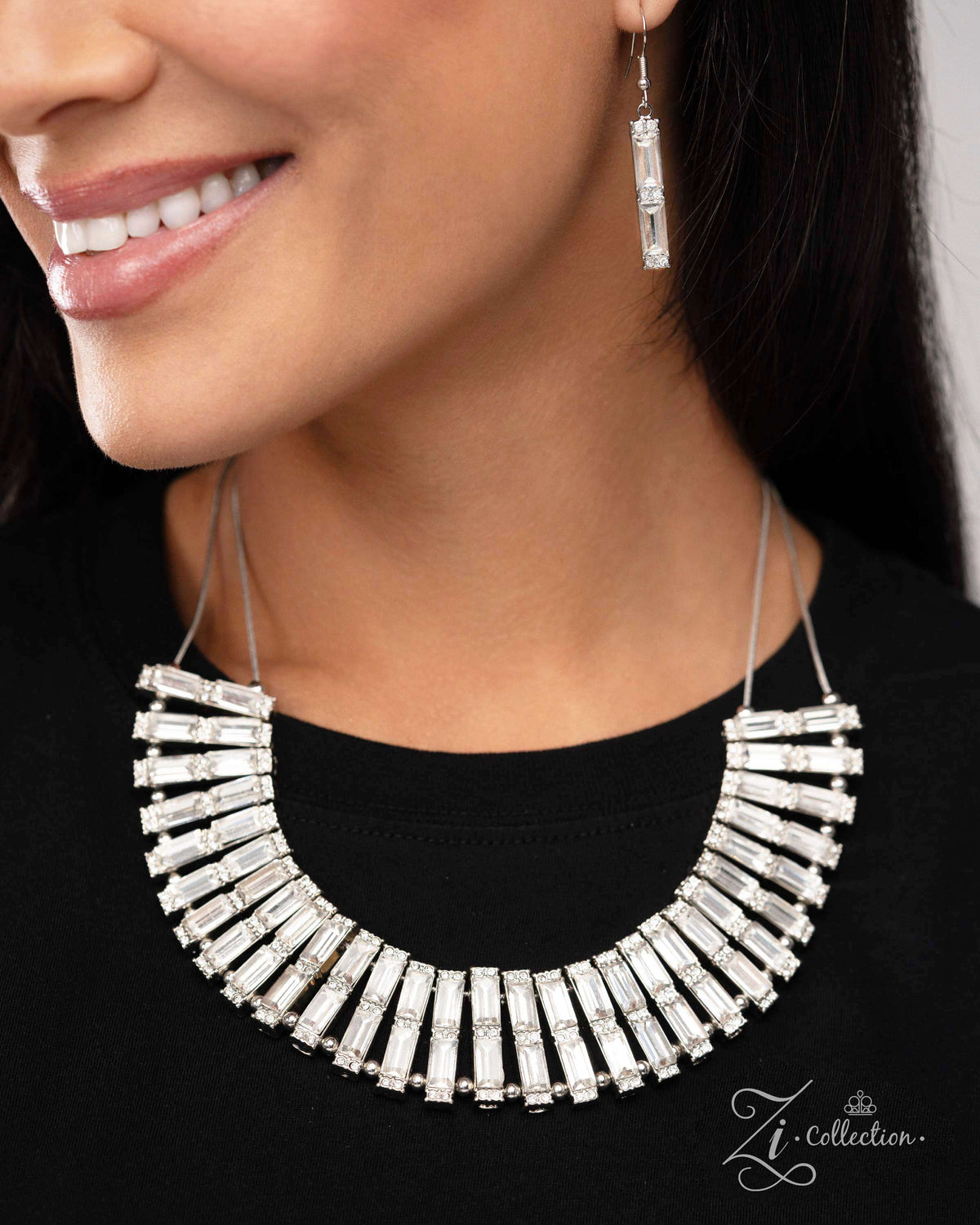 The Leslie 2024 Zi Signature Collection Necklace - Paparazzi Accessories- on model - CarasShop.com - Paparazzi Jewelry by Cara Jewels