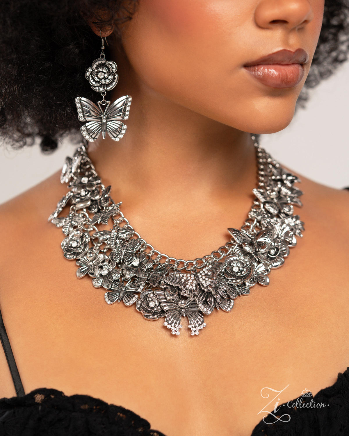 The McKayla 2024 Zi Signature Collection Necklace - Paparazzi Accessories- on model - CarasShop.com - Paparazzi Jewelry by Cara Jewels