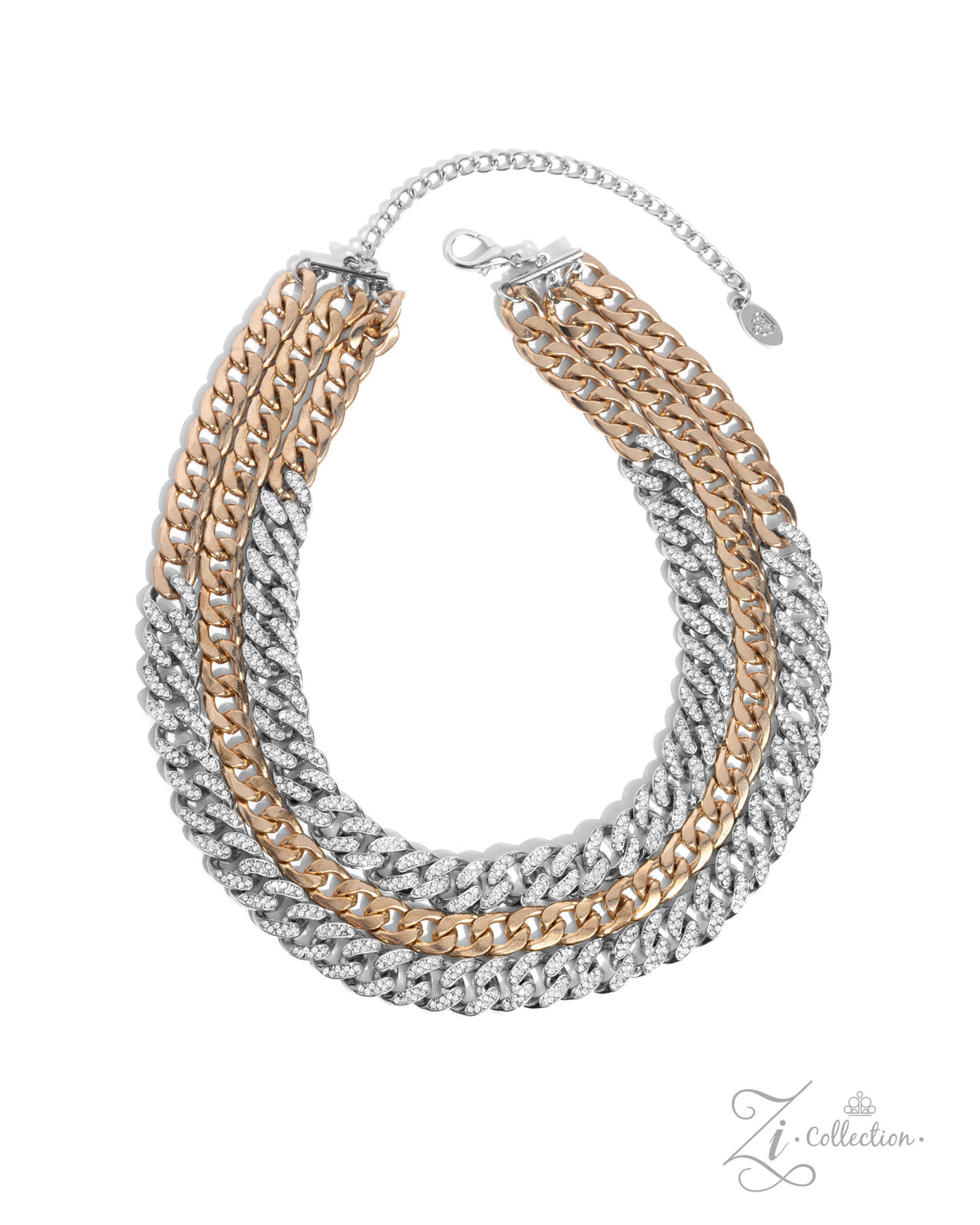 The Melvin 2024 Zi Signature Collection Necklace - Paparazzi Accessories- lightbox - CarasShop.com - Paparazzi Jewelry by Cara Jewels