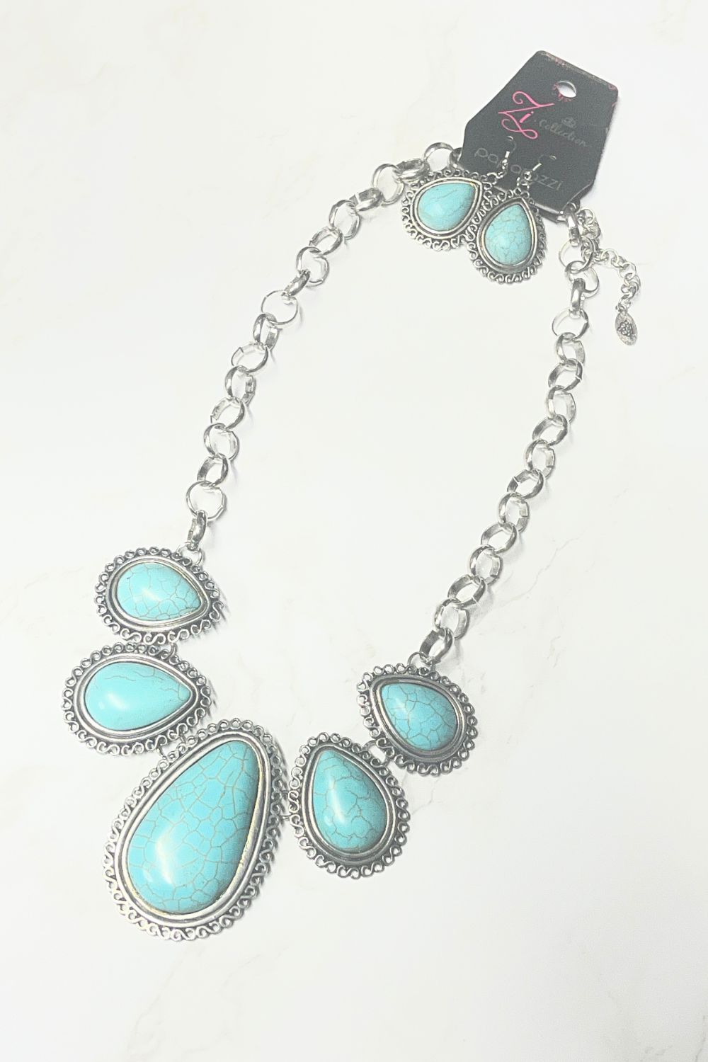 The Sara 2016 Zi Signature Collection Necklace - Paparazzi Accessories- lightbox - CarasShop.com - Paparazzi Jewelry by Cara Jewels