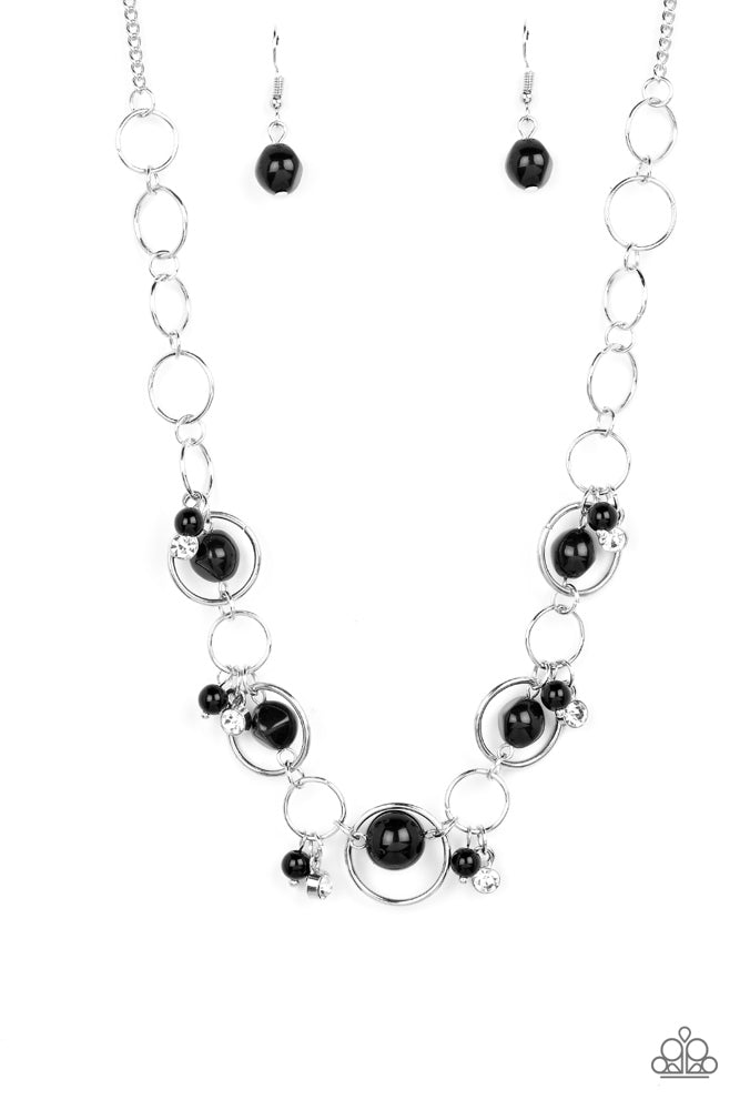 Think of the POSH-ibilities! Black Necklace - Paparazzi Accessories- lightbox - CarasShop.com - Paparazzi Jewelry by Cara Jewels