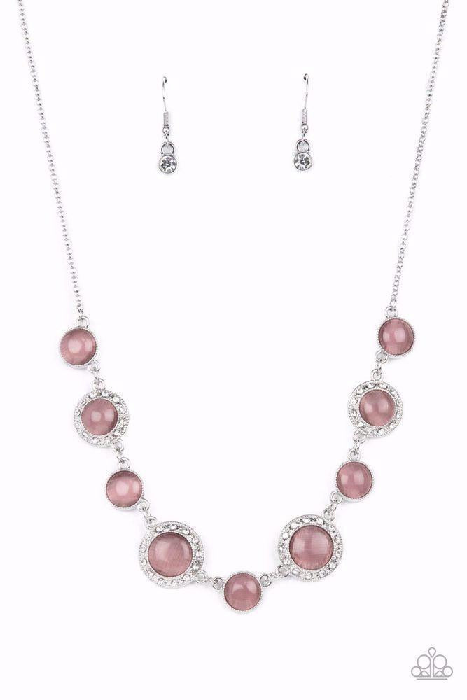 Too Good to BEAM True Purple Necklace - Paparazzi Accessories- lightbox - CarasShop.com - Paparazzi Jewelry by Cara Jewels