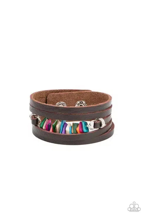 Tropical Trek Multi Bracelet - Paparazzi Accessories- lightbox - CarasShop.com - Paparazzi Jewelry by Cara Jewels