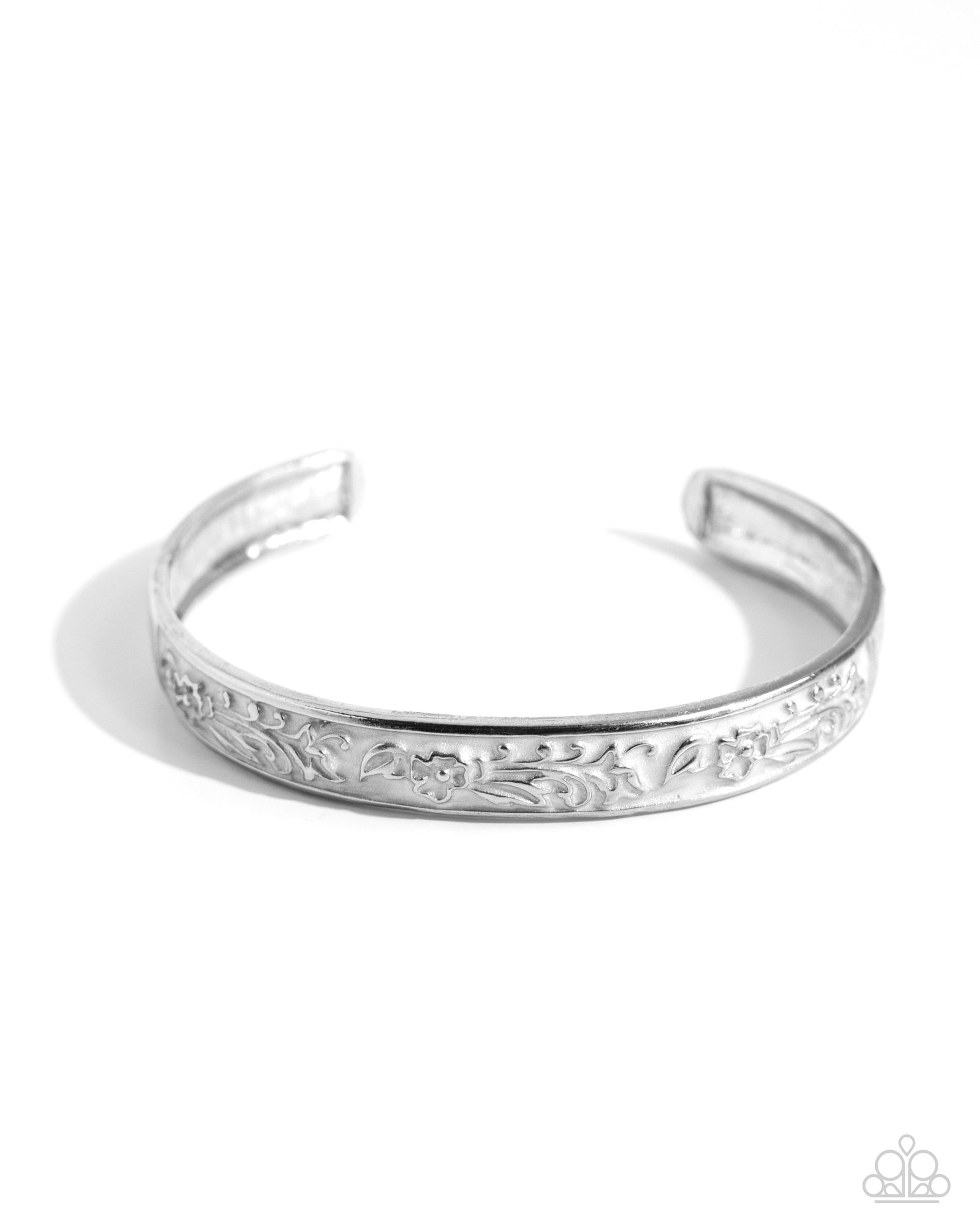 Vintage Value White Bracelet - Paparazzi Accessories- lightbox - CarasShop.com - Paparazzi Jewelry by Cara Jewels