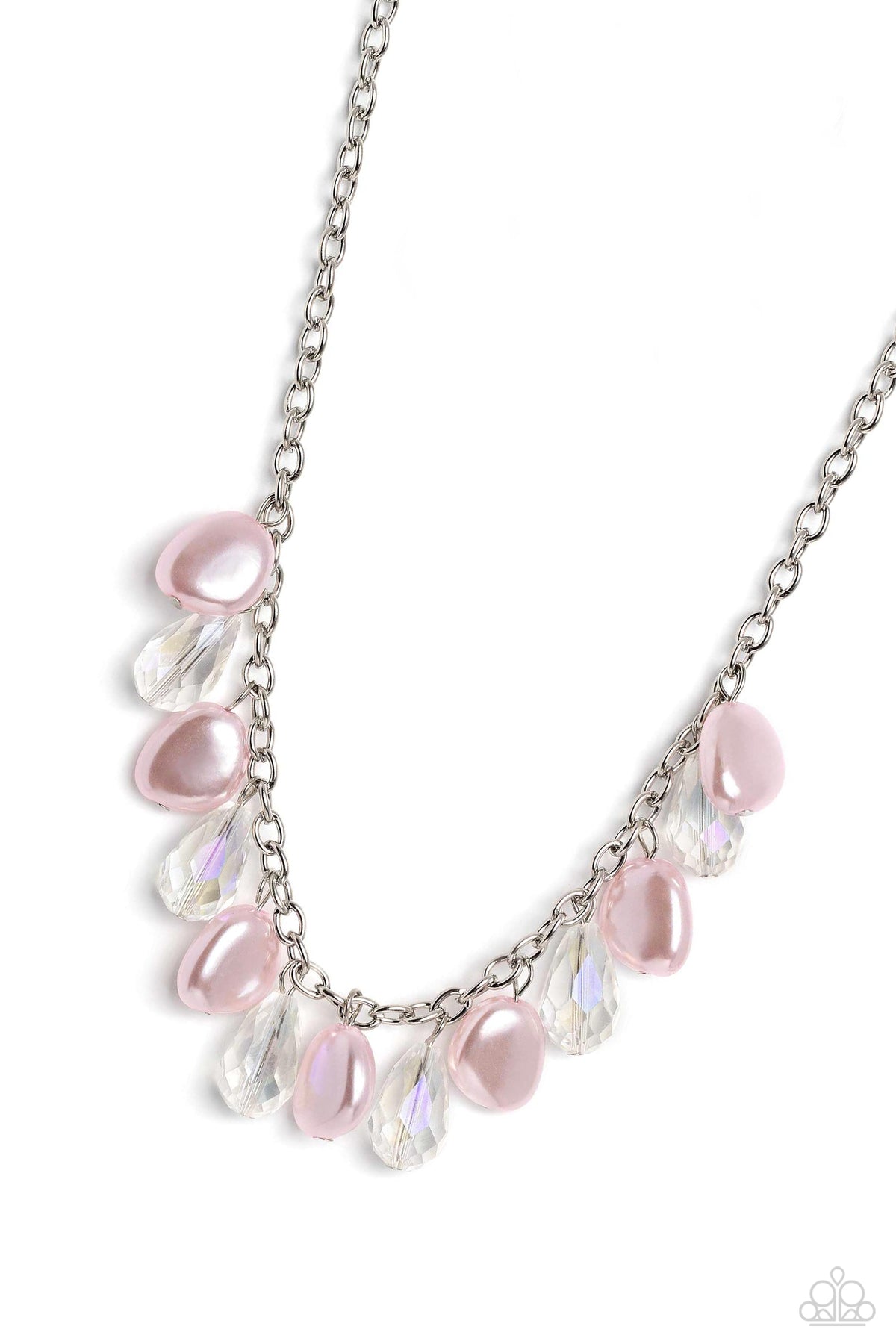 Welcome to BALL Street Pink Necklace - Paparazzi Accessories- lightbox - CarasShop.com - Paparazzi Jewelry by Cara Jewels