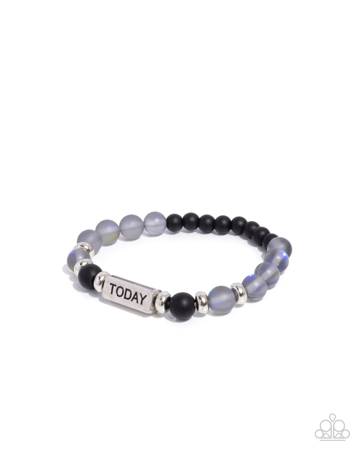 Winning Streak Stack Silver Bracelet - Paparazzi Accessories- lightbox - CarasShop.com - Paparazzi Jewelry by Cara Jewels