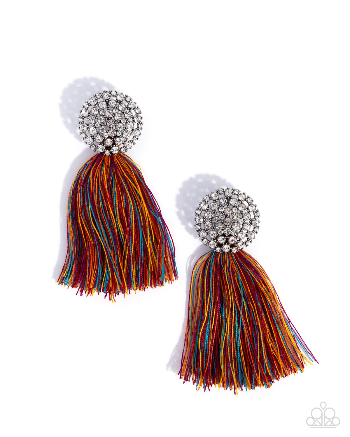 Yarn Yearbook Multi Post Earrings - Paparazzi Accessories