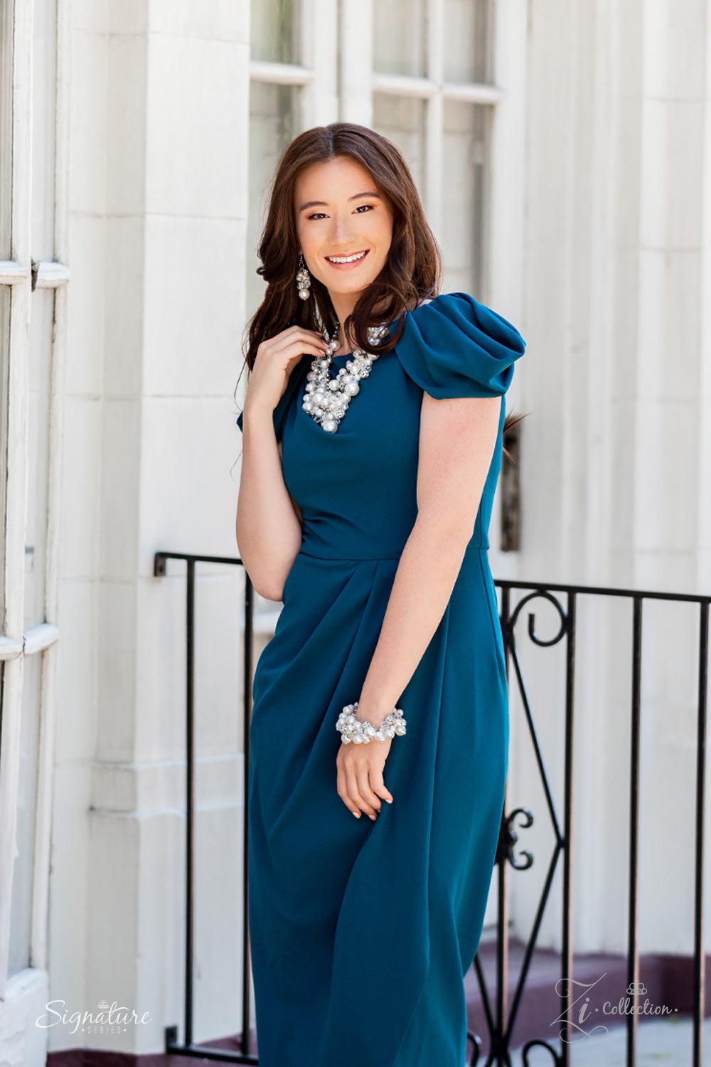 The Janie 2021 Zi Signature Collection Necklace - Paparazzi Accessories stylized on model2 - CarasShop.com 