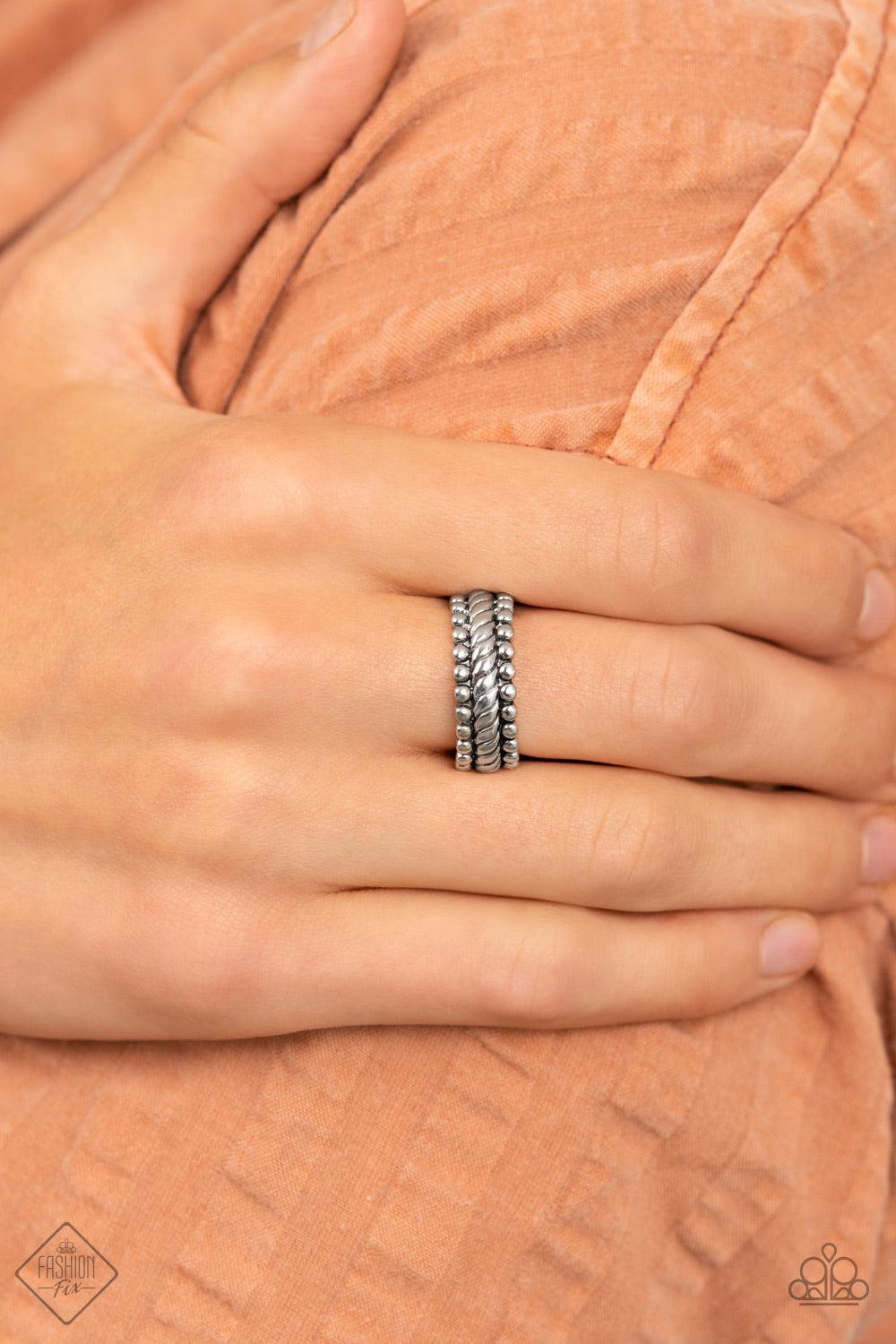 Simply Santa Fe Complete Trend Blend (4 pc set) - September 2021 - Paparazzi Accessories Fashion Fix- Ring - CarasShop.com - Paparazzi Jewelry by Cara Jewels