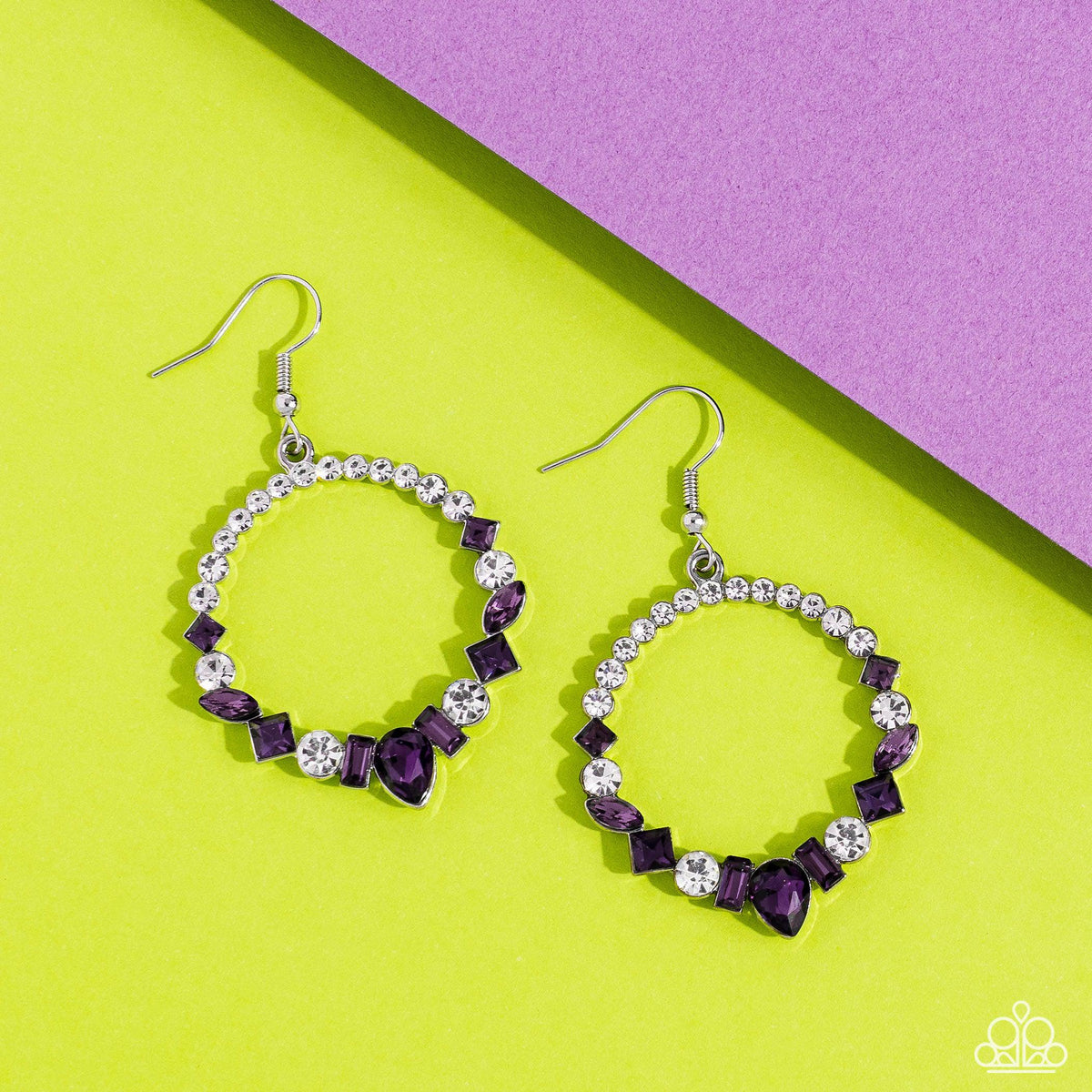 Revolutionary Refinement Purple Earrings - Paparazzi Accessories